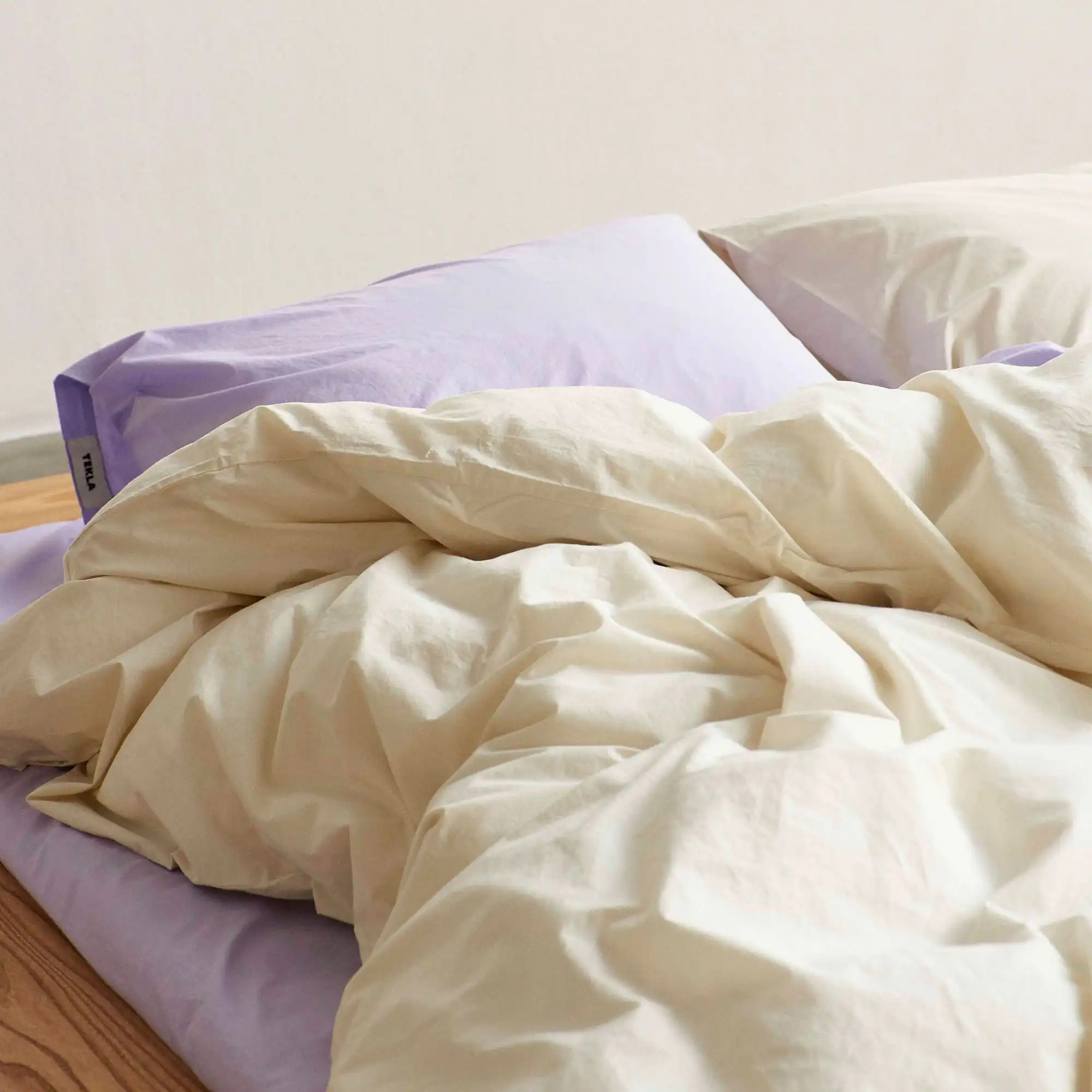 Percale pillow case solid 50x60cm lingonberry
