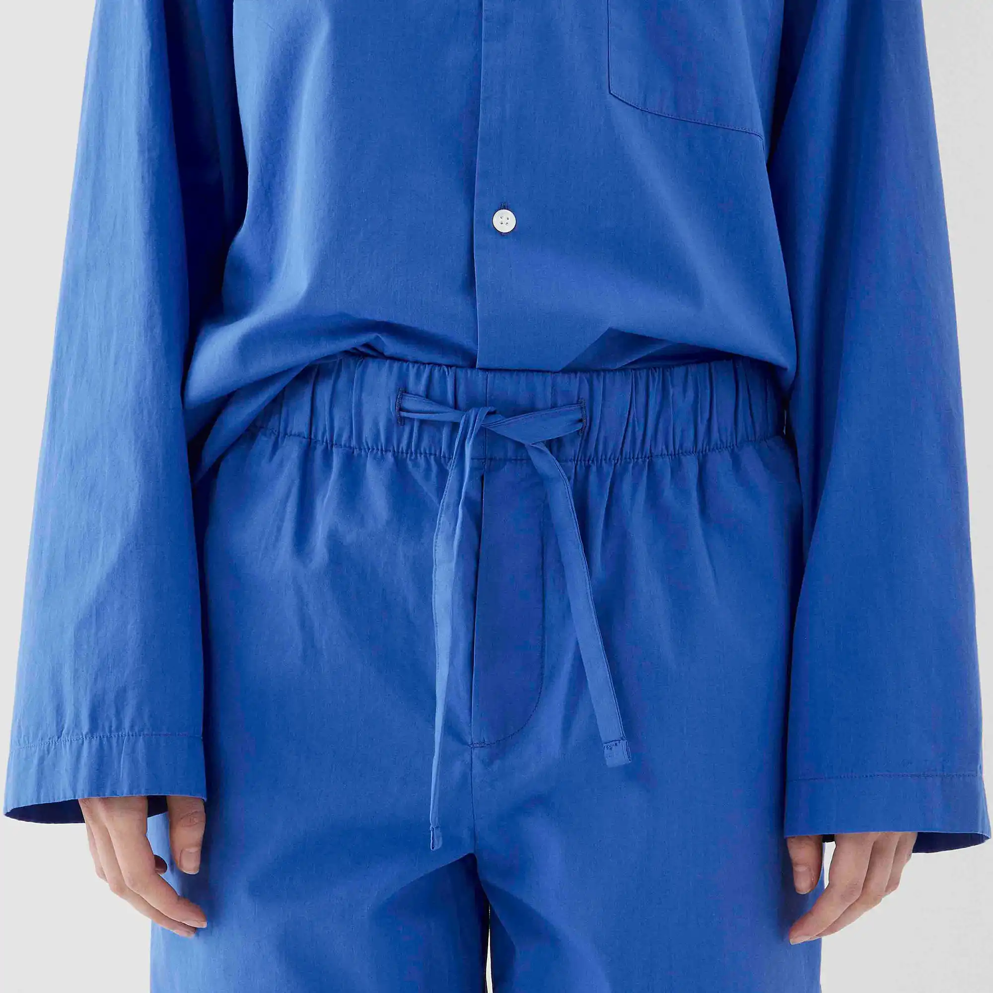 Poplin Sleepwear Pants Royal Blue