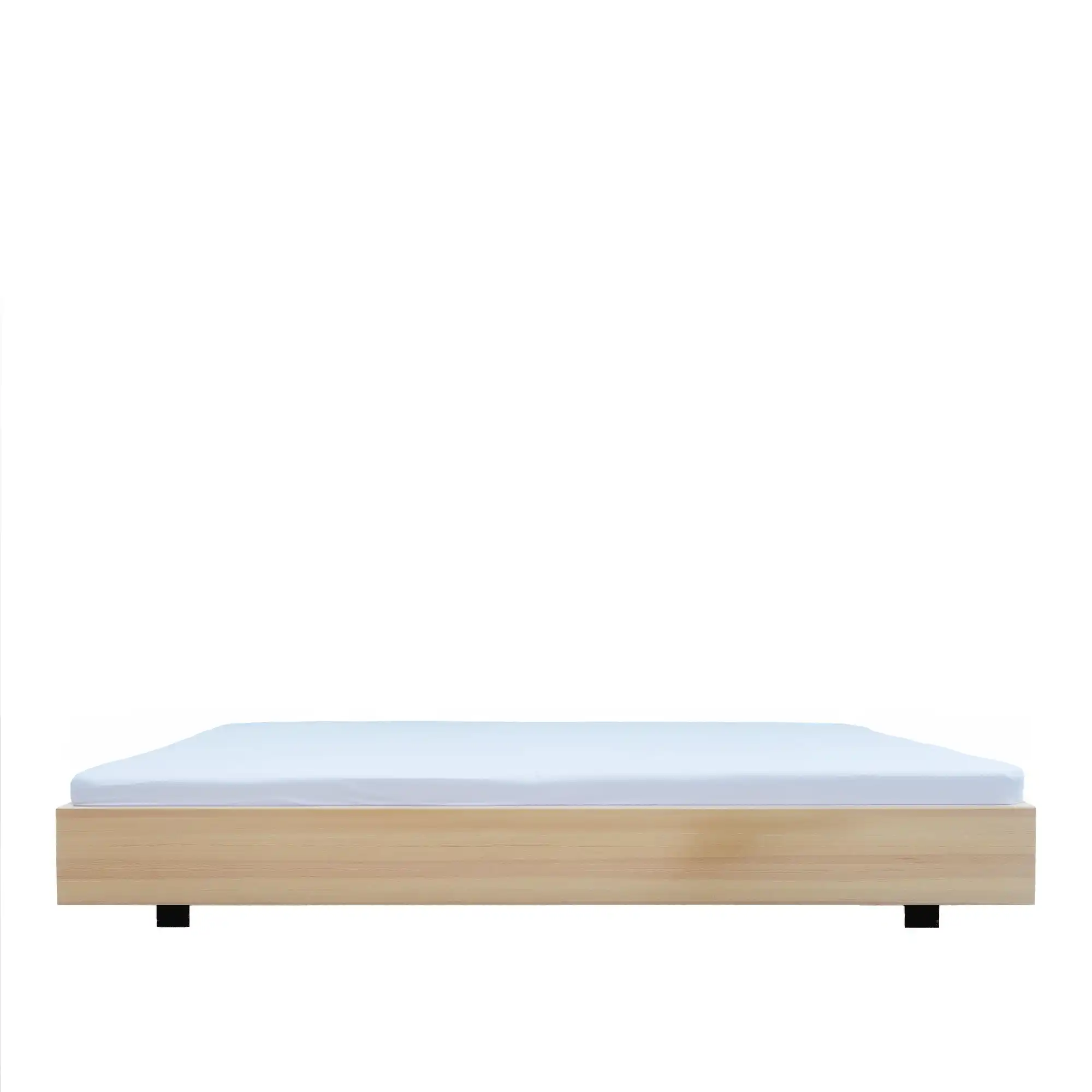 The Floating Bed V2 Natural White & Bed Slats