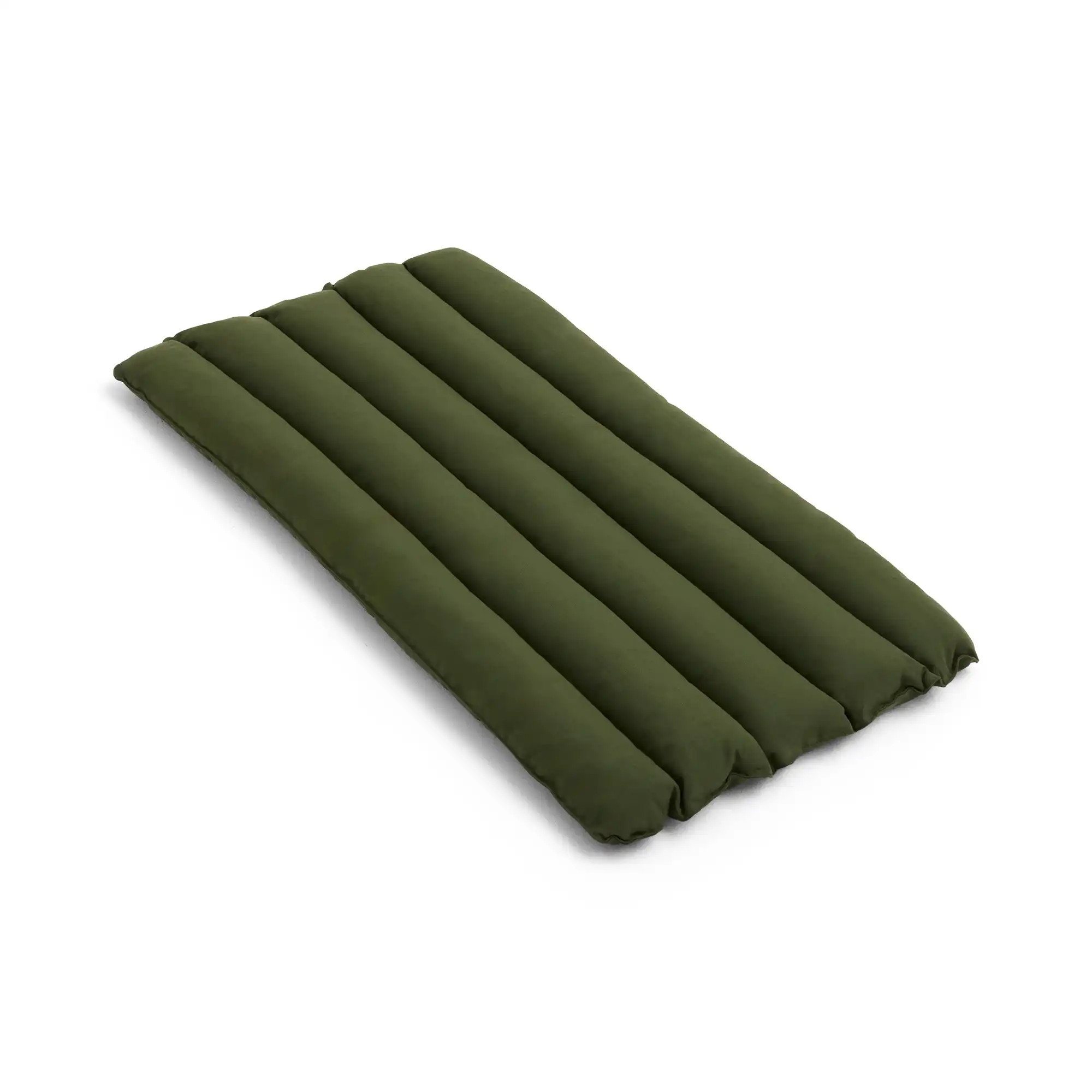 Mjukt quiltad dyna för palissade cord låg loungestol - Olive