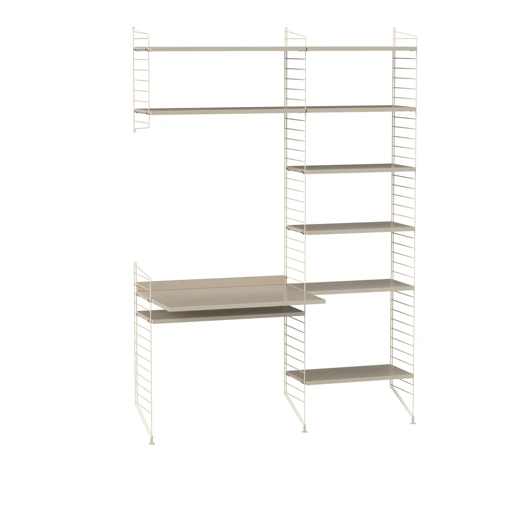 Kontor hyllsystem G beige/beige
