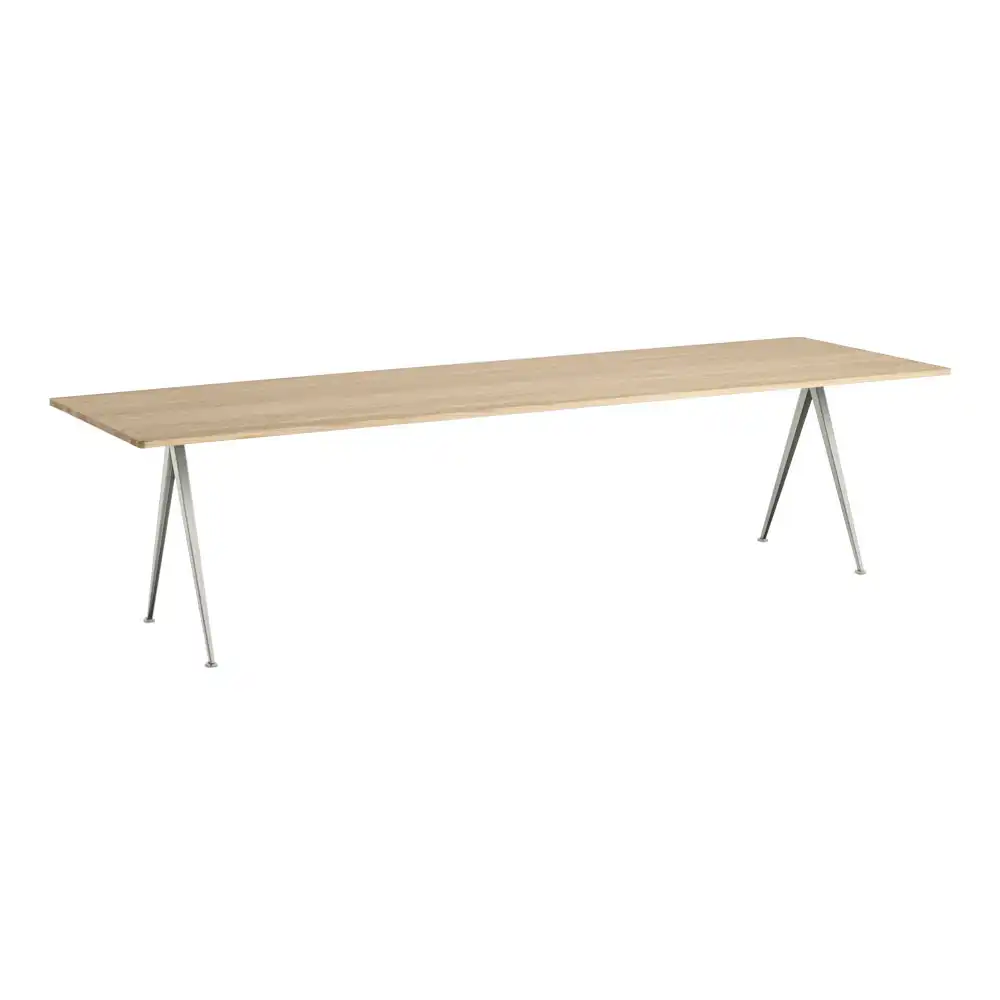 Pyramid Table 02 300x85 cm Beige/Mattlackad Ek