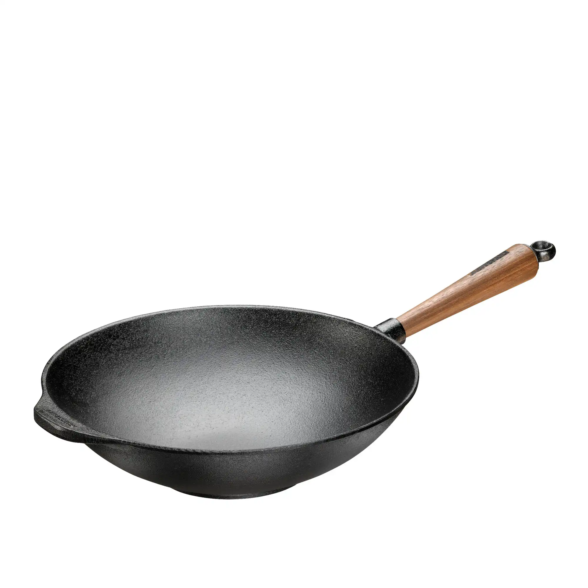 Wok 30 cm, 3,5 L med Valnötshandtag