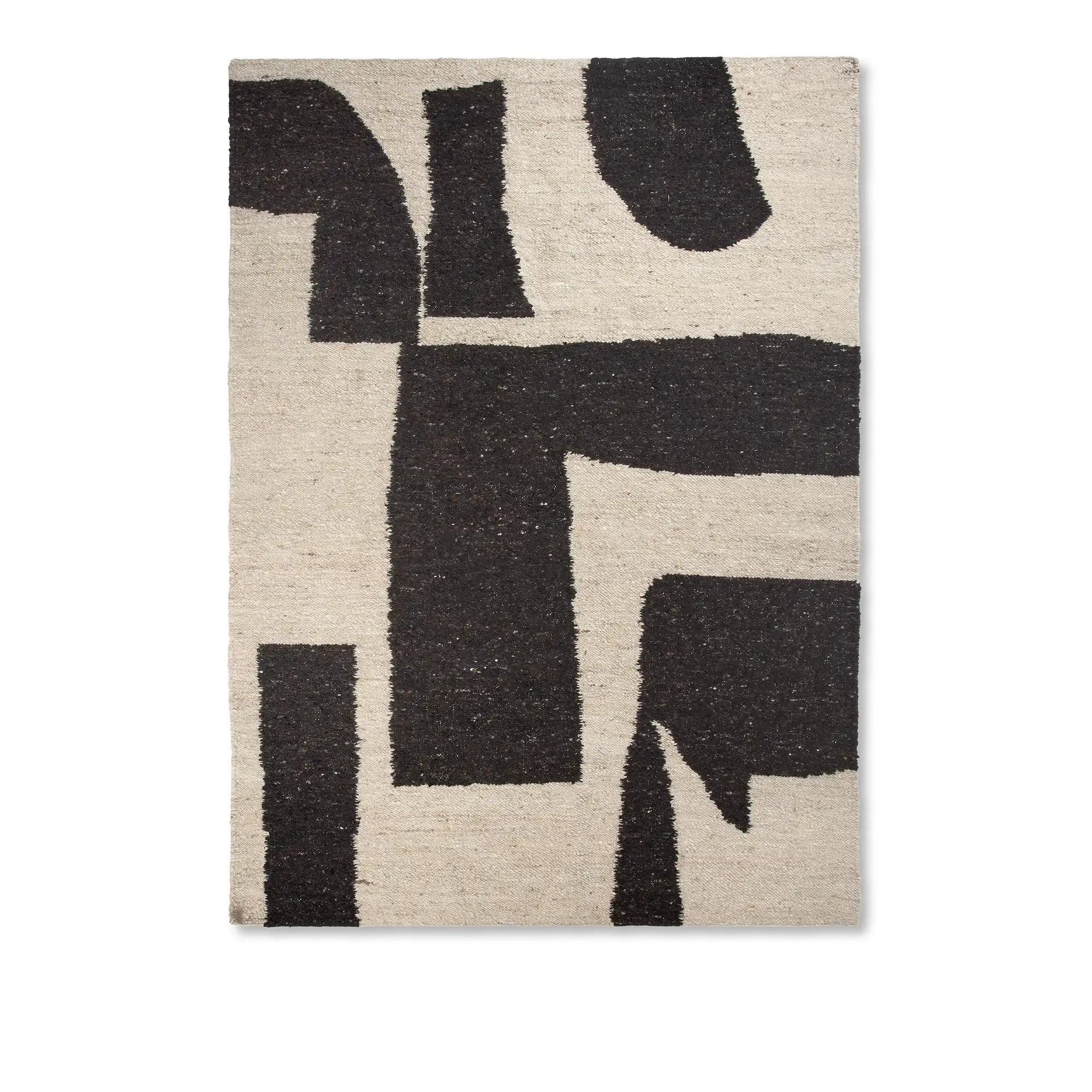 Piece Rug Off-White/Coffee