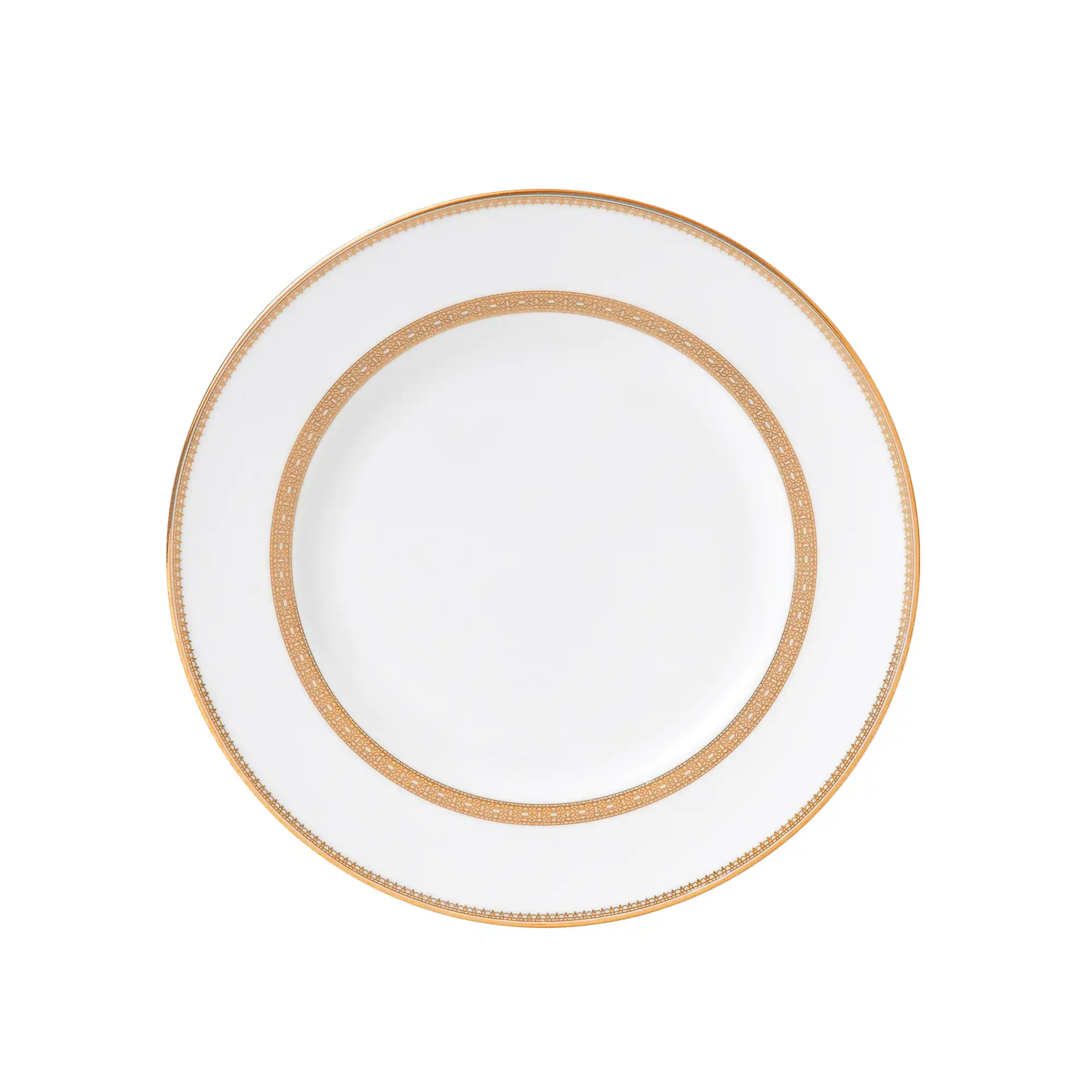 Vera Wang Lace Gold Dinner Plate