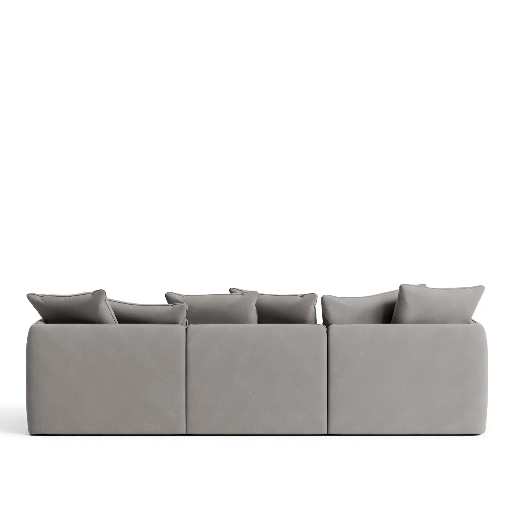 Pavarotti 3-Seater with Ottoman - Shadow Kaki