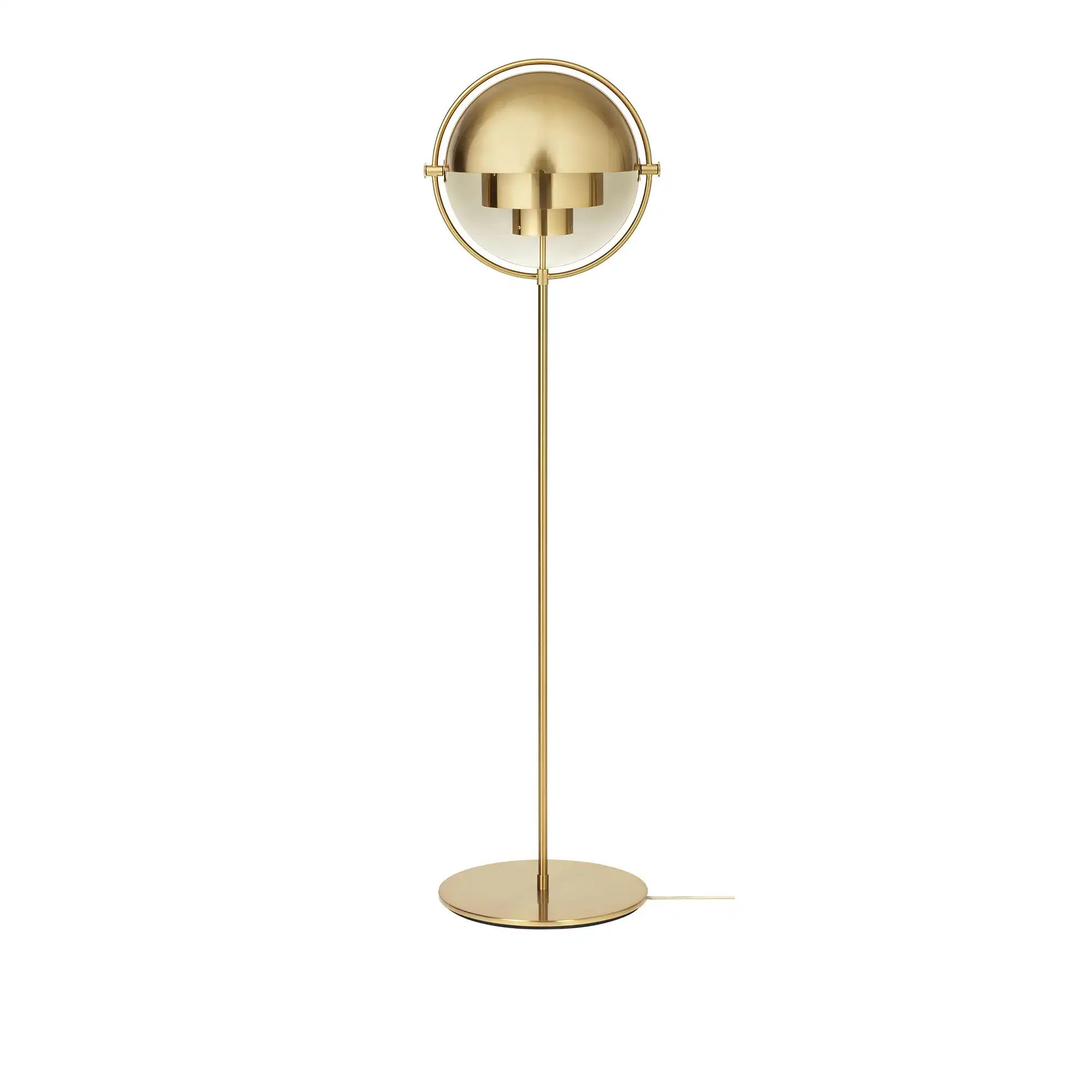 Multi-Lite Floor Lamp, All Brass