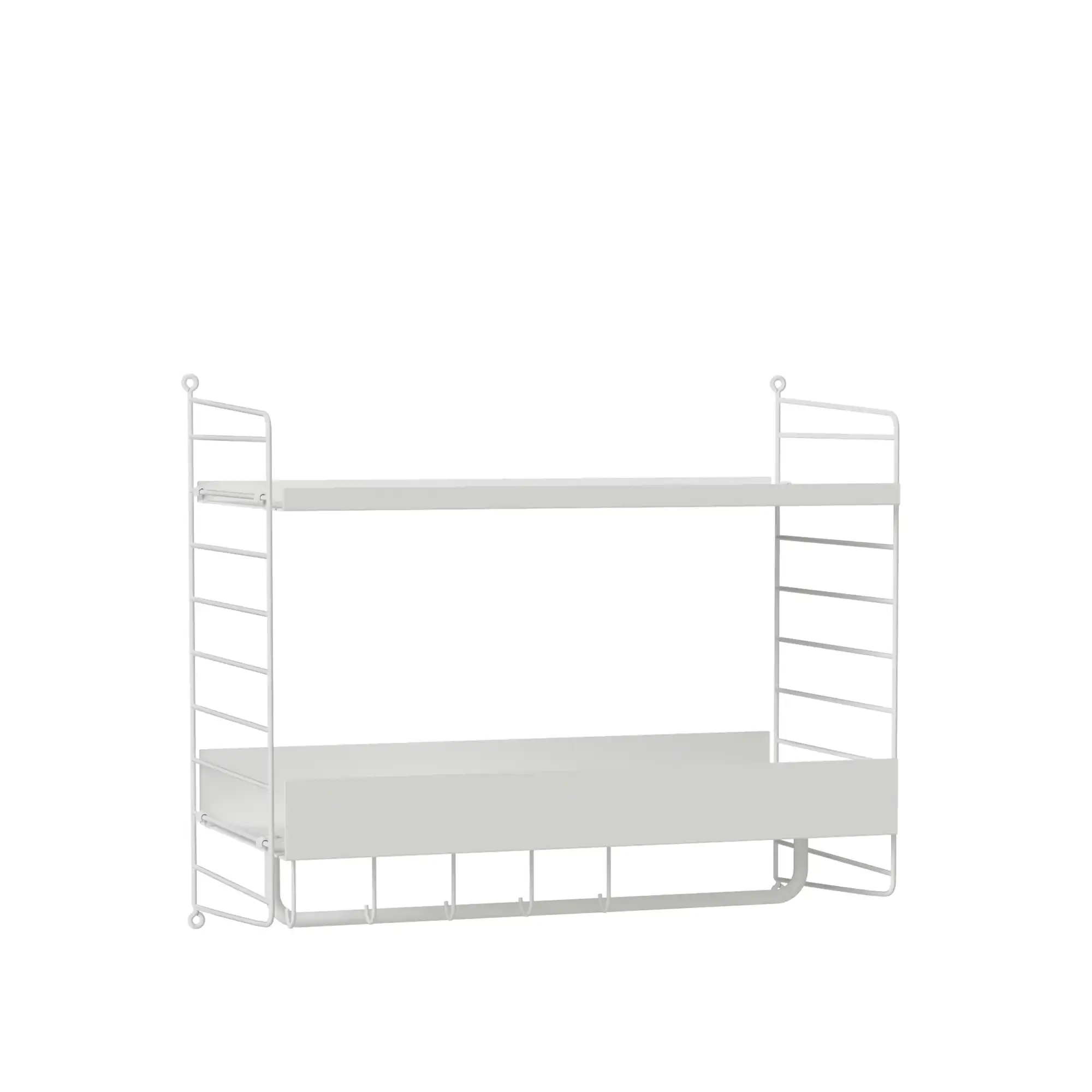Hall hyllsystem G vit/vit