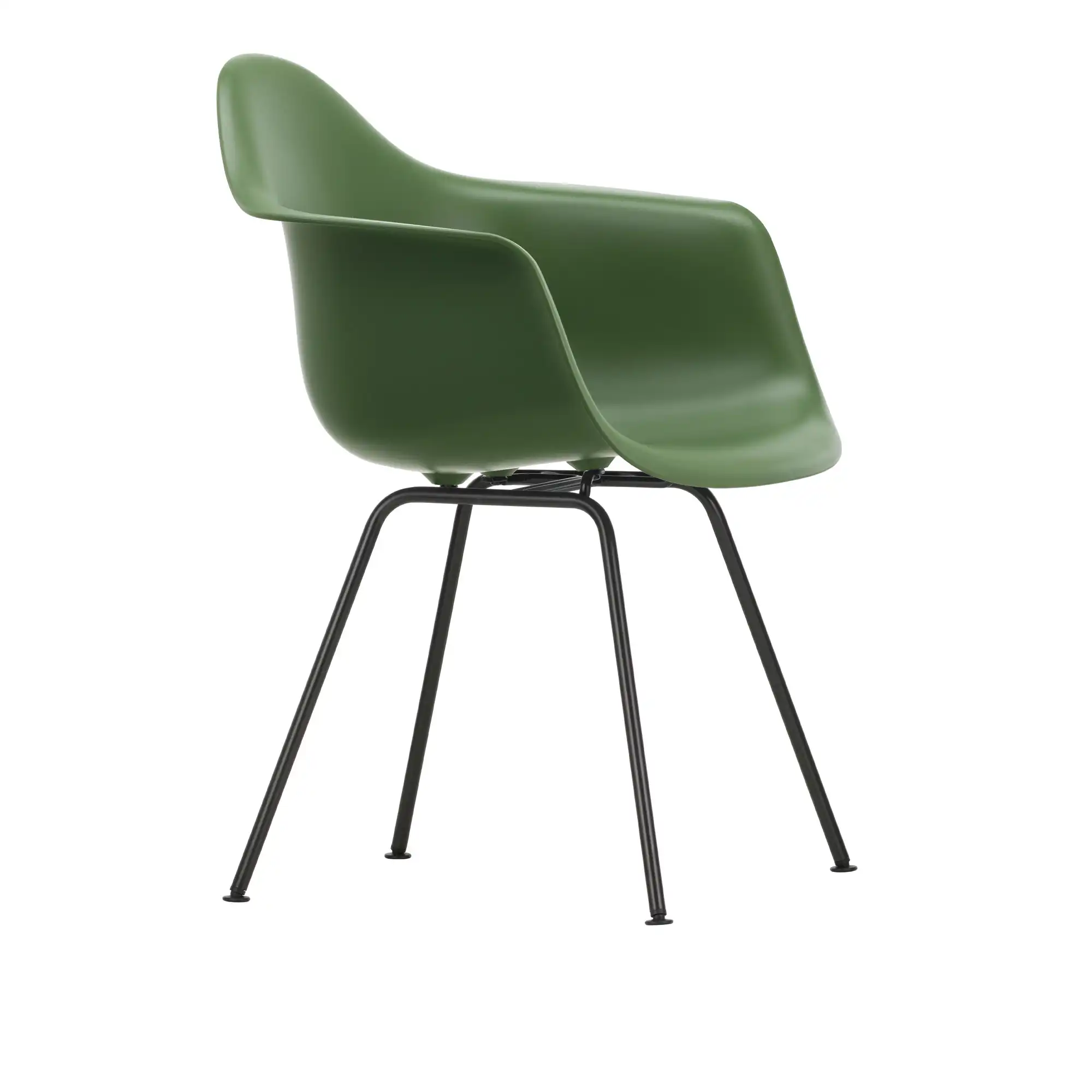 Eames Plastic Armchair DAX - 48 Forest - Basic Dark Base