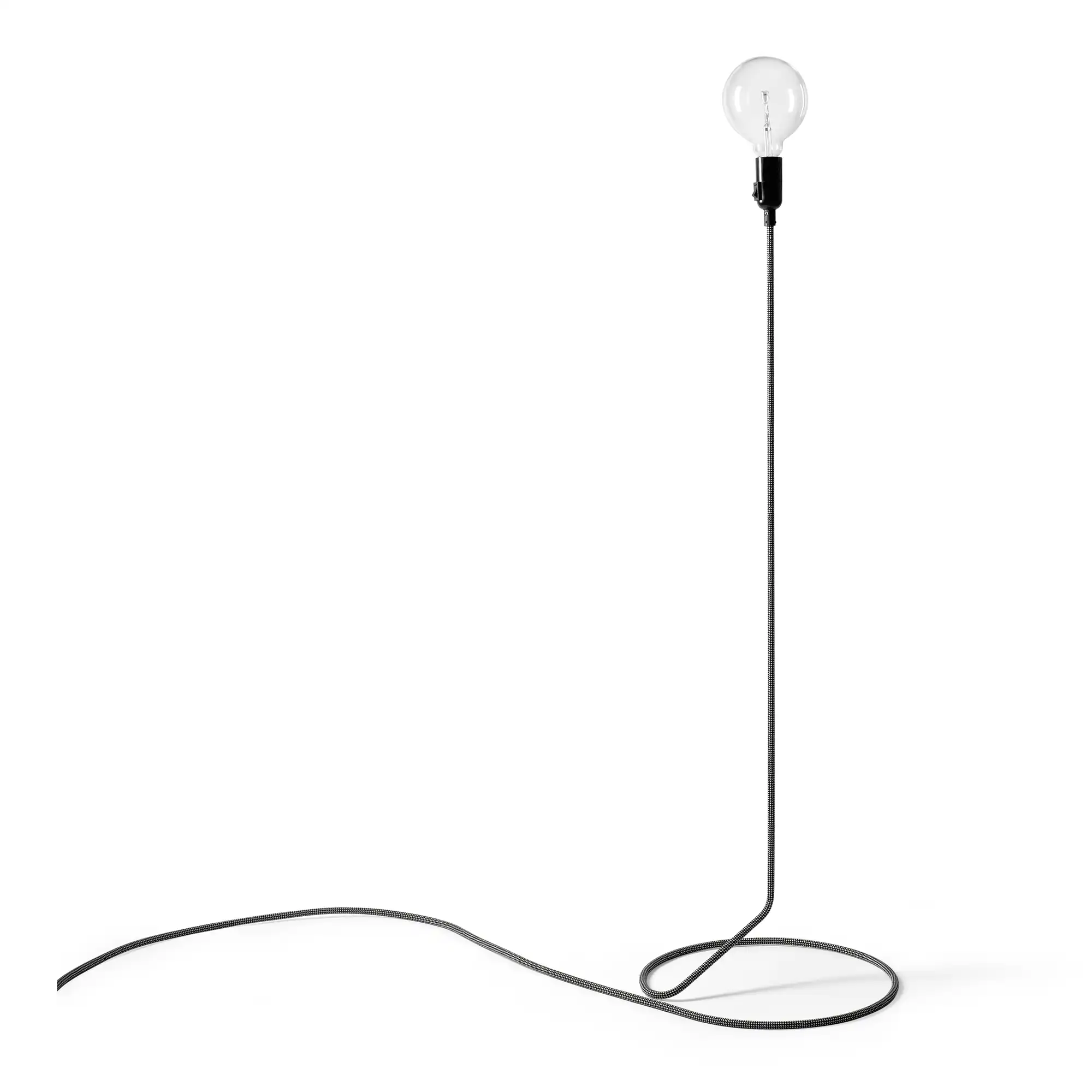 Cord Lamp 130 cm Black/White