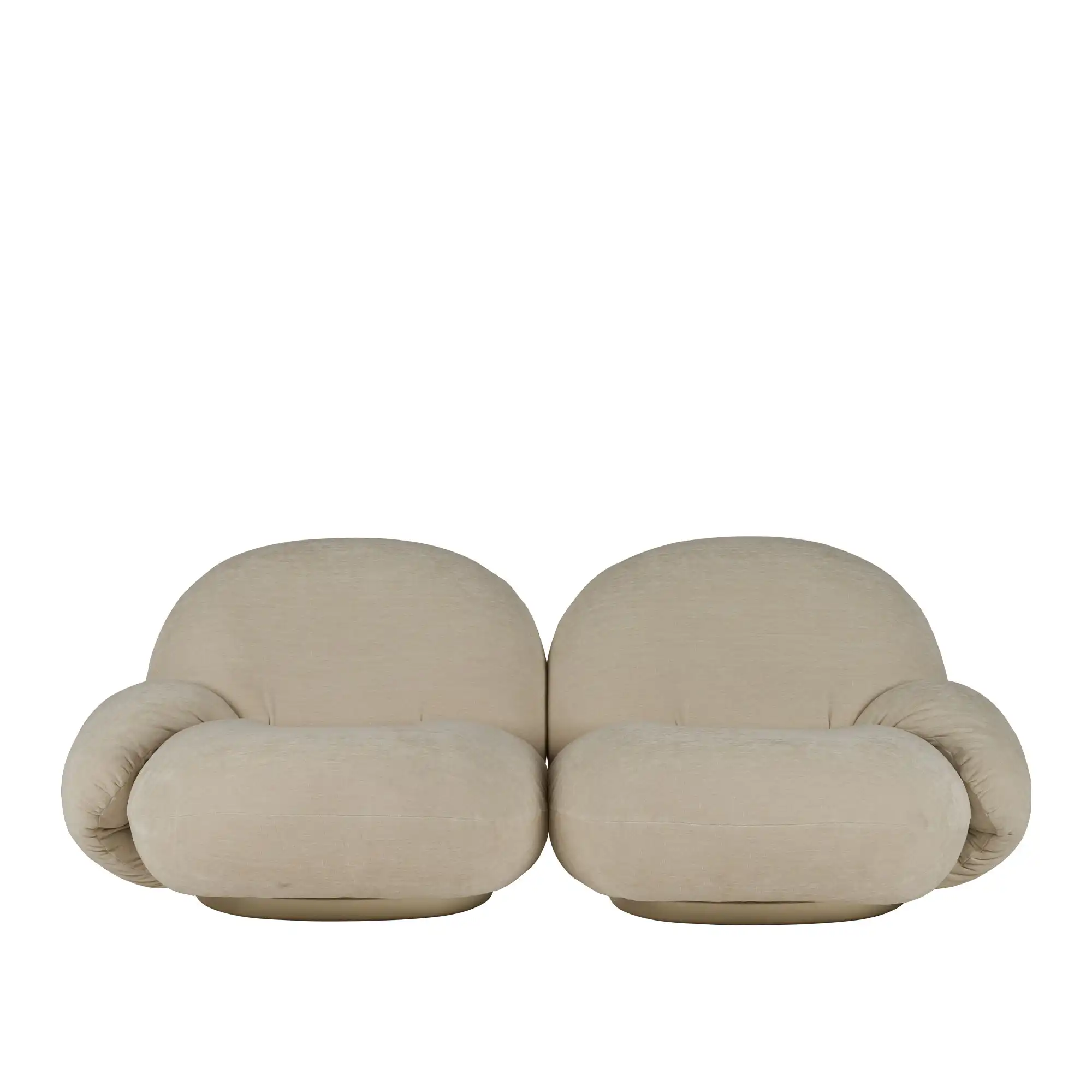 Pacha Sofa 2-Sits + Ottoman - Med armstöd