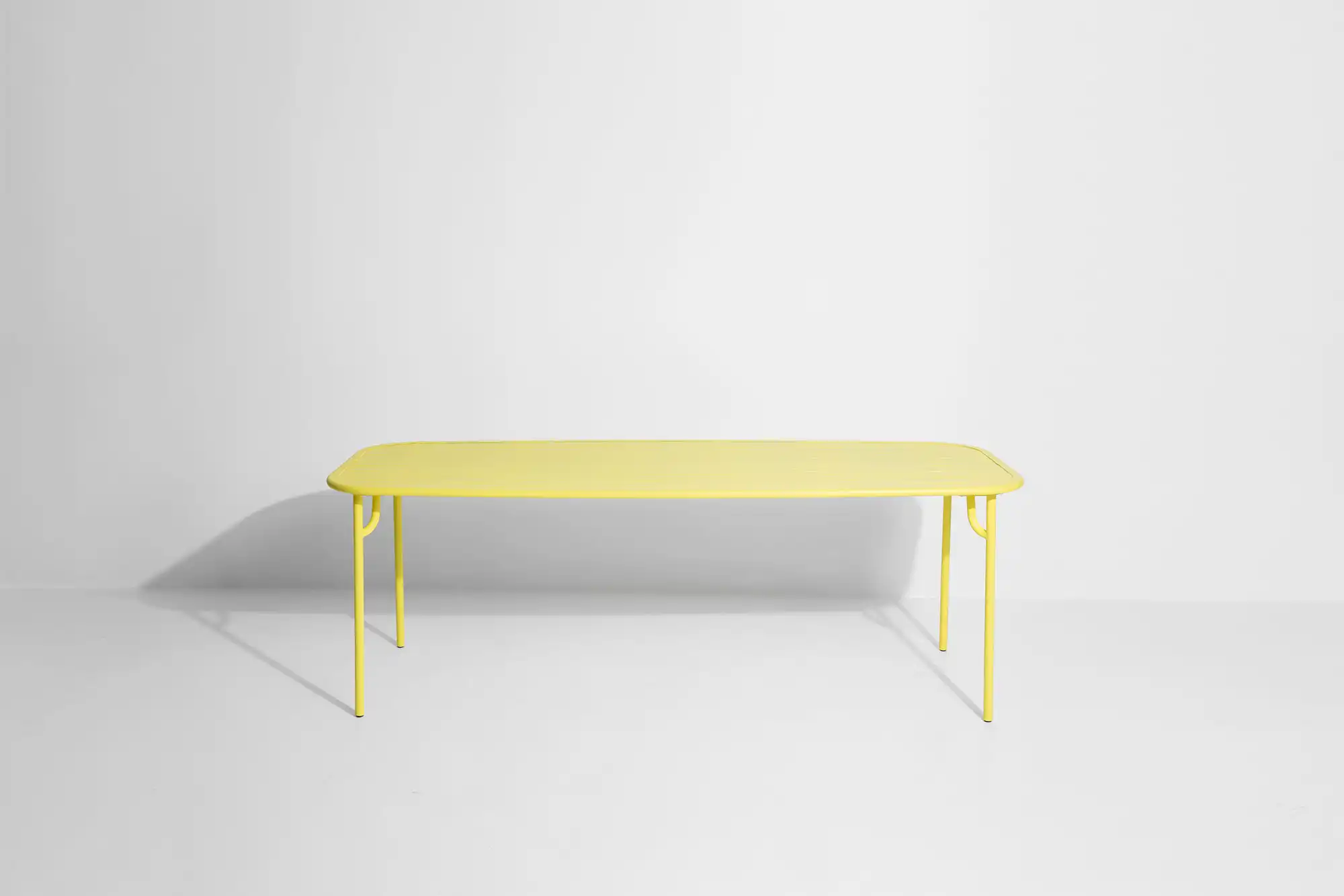 Week-End, Large Rectangular Table, Yellow