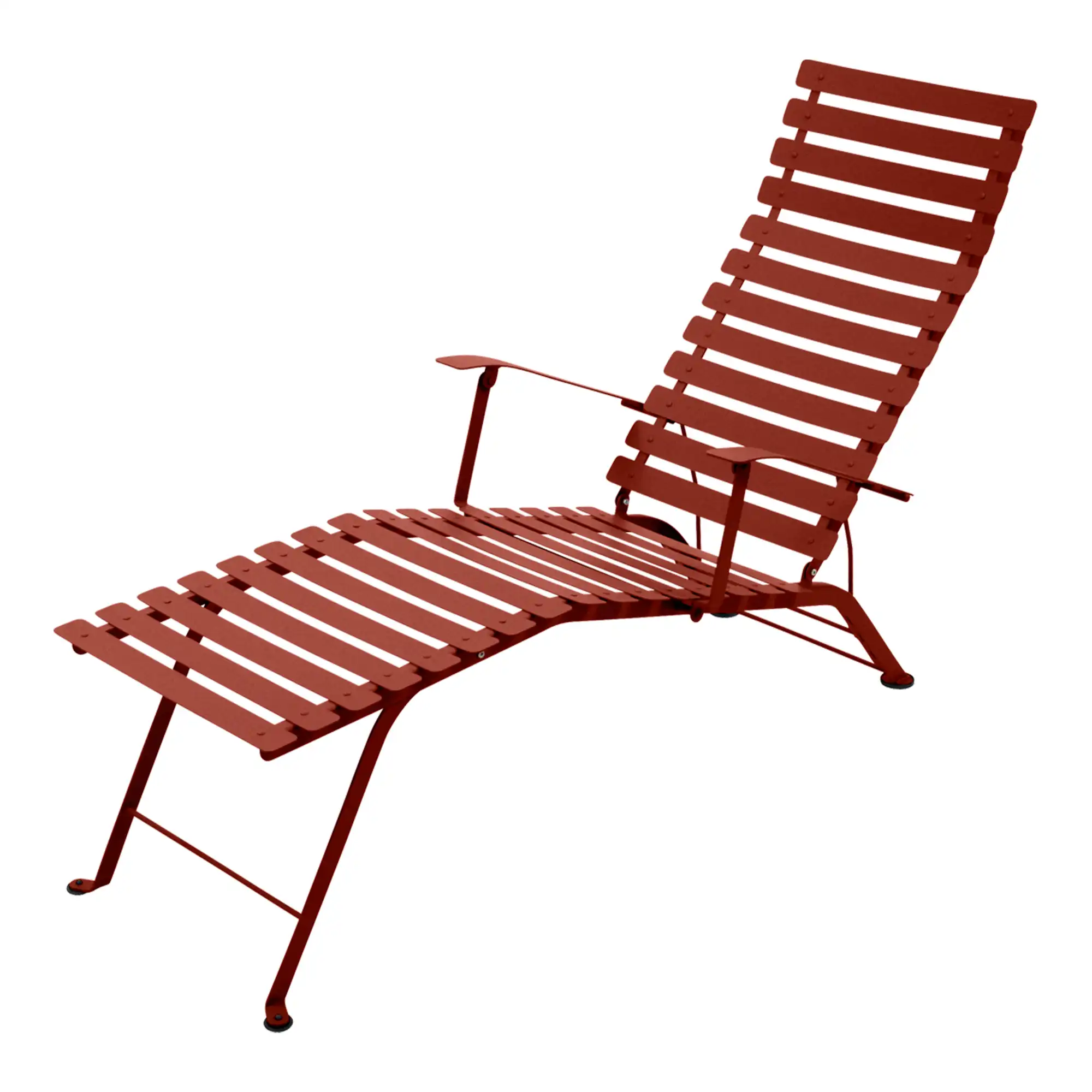 Bistro Chaise Longue Red Ochre 20