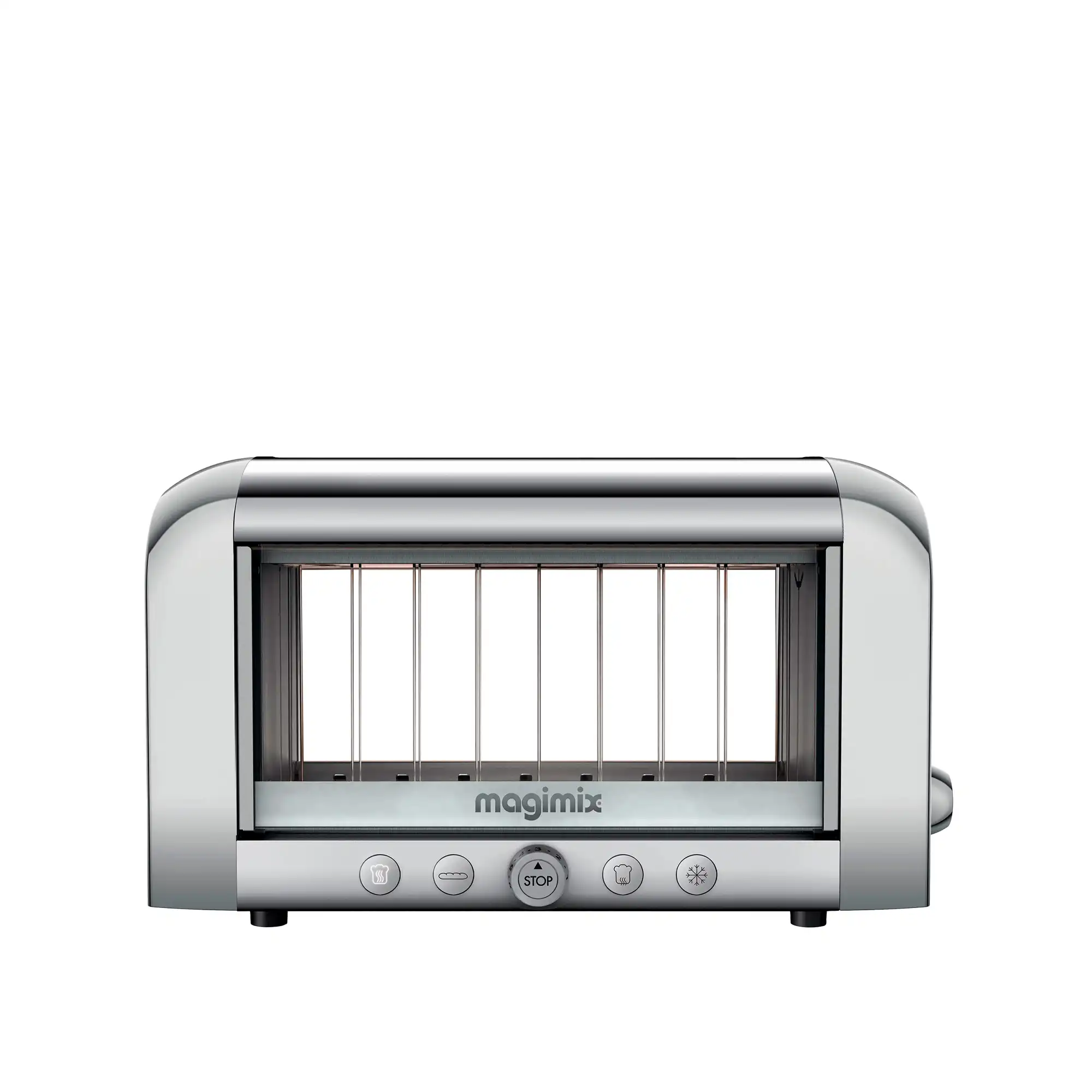 Vision Toaster - Matt/Shiny Steel