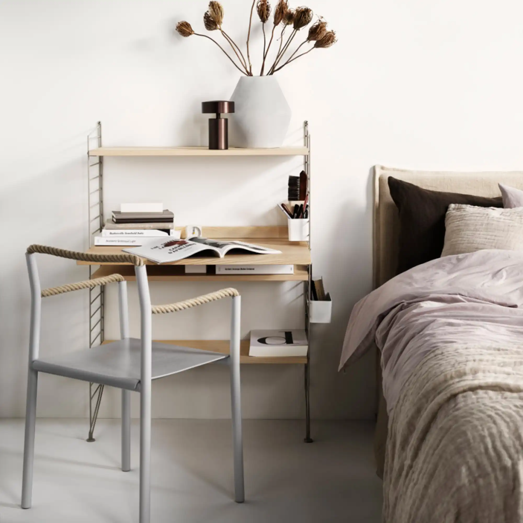 Kontor hyllsystem H svart/svart