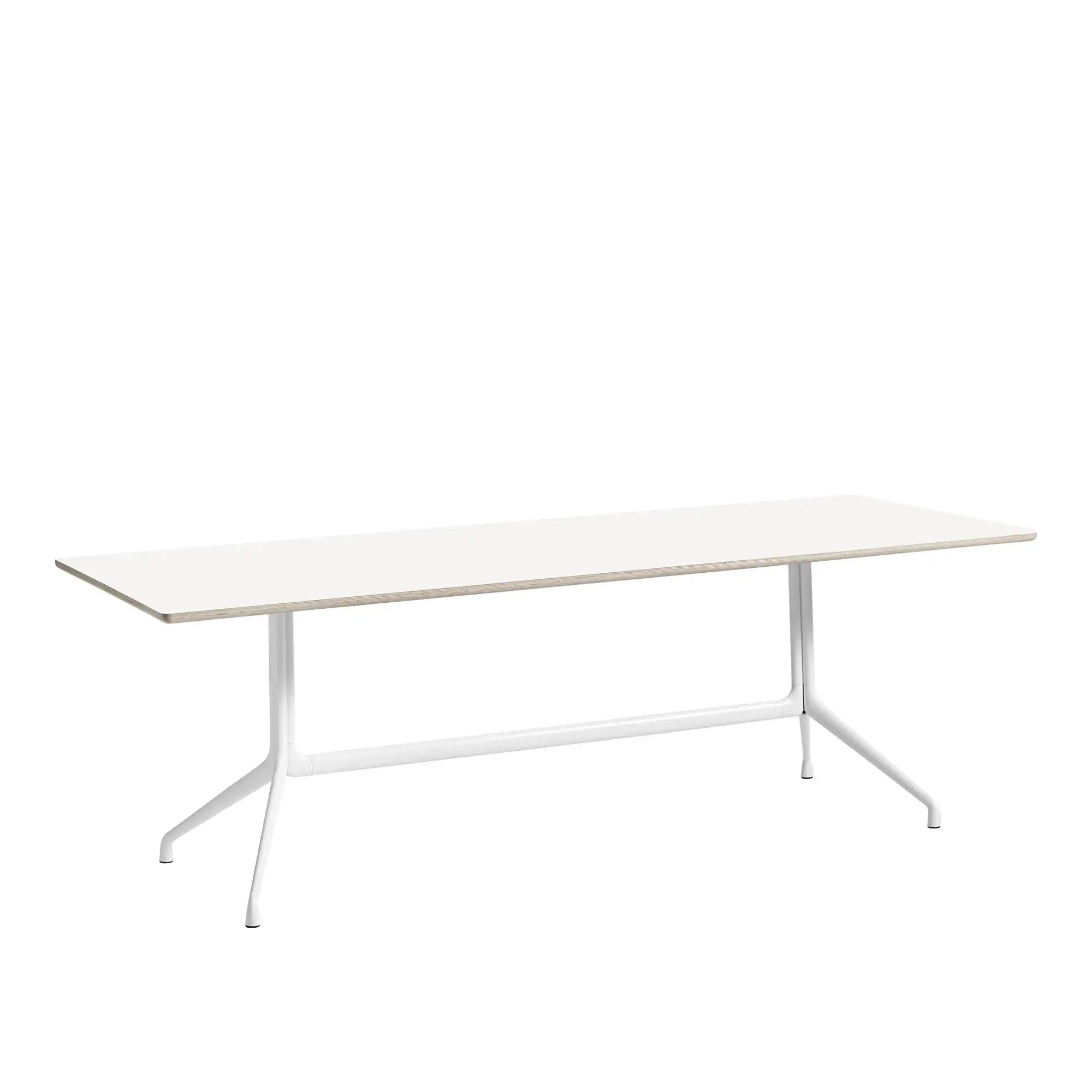 About a Table AAT10 - White Base - White Laminate - 220x90x73 cm