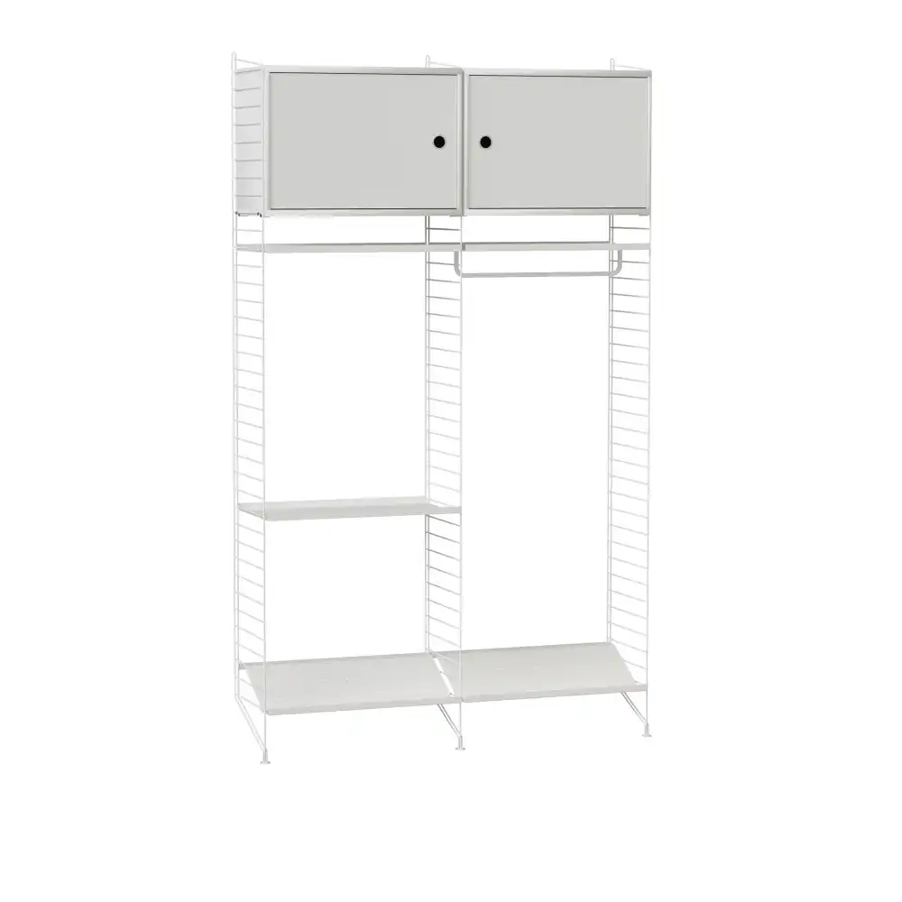 Hall hyllsystem T vit/vit