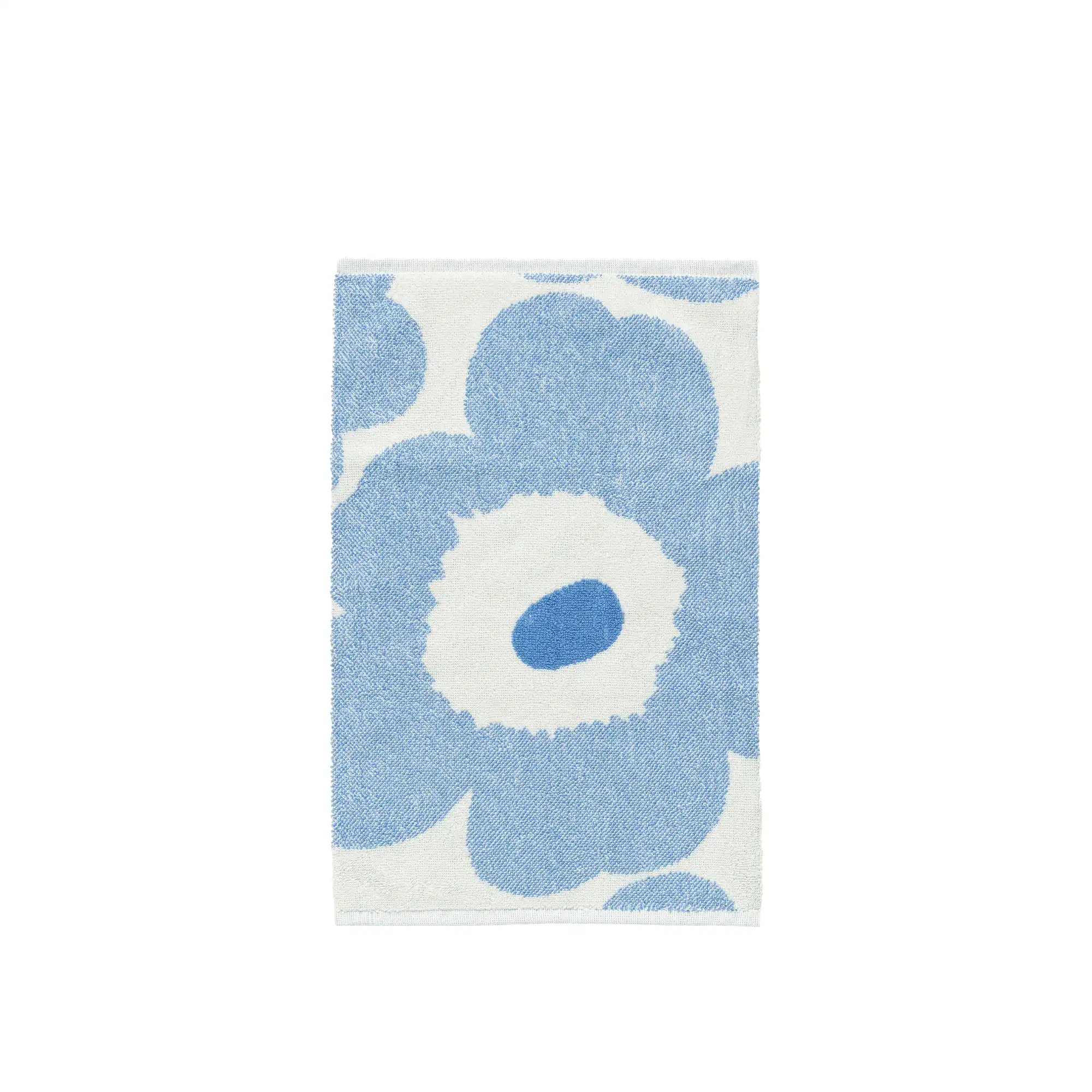 Unikko gästhandduk 30x50 cm Cream & Sky Blue
