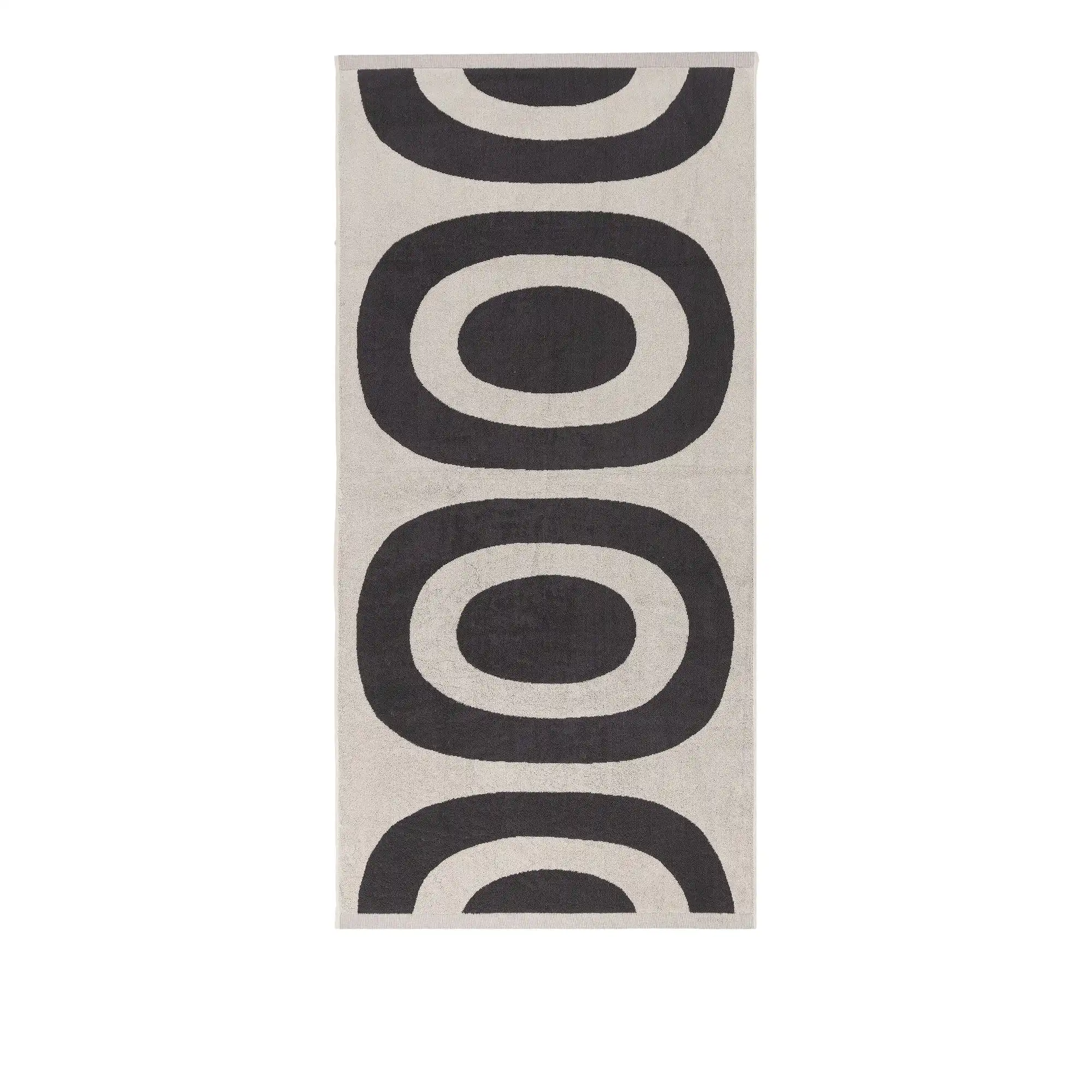 Melooni badhandduk 70x150 cm charcoal, off white