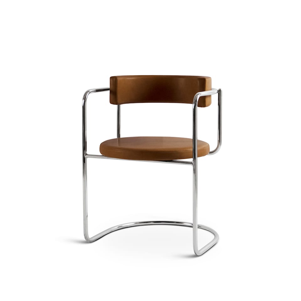 FF Cantilever Chair Cubic Chrome Legs