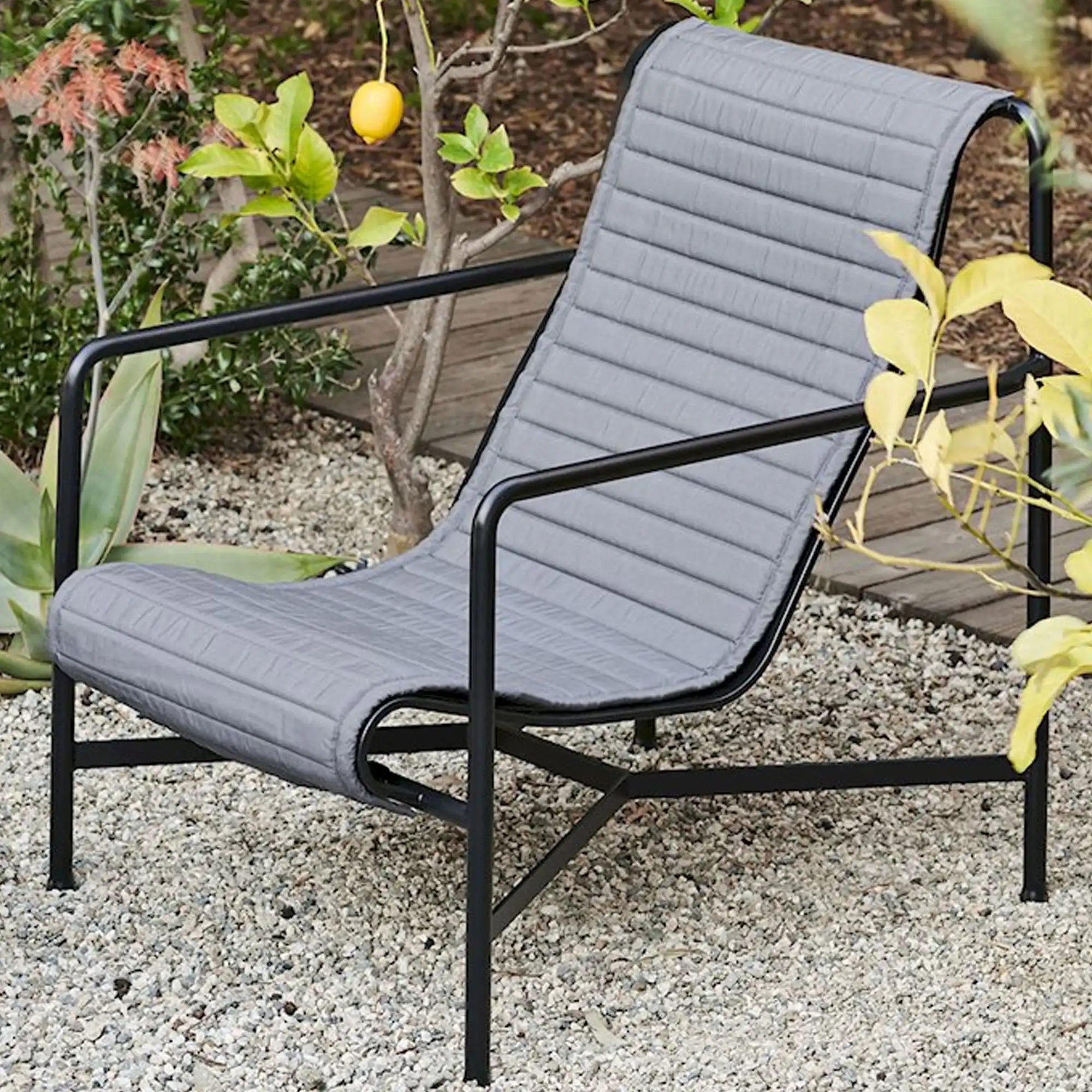 Palissade Quilted dyna loungestol hög