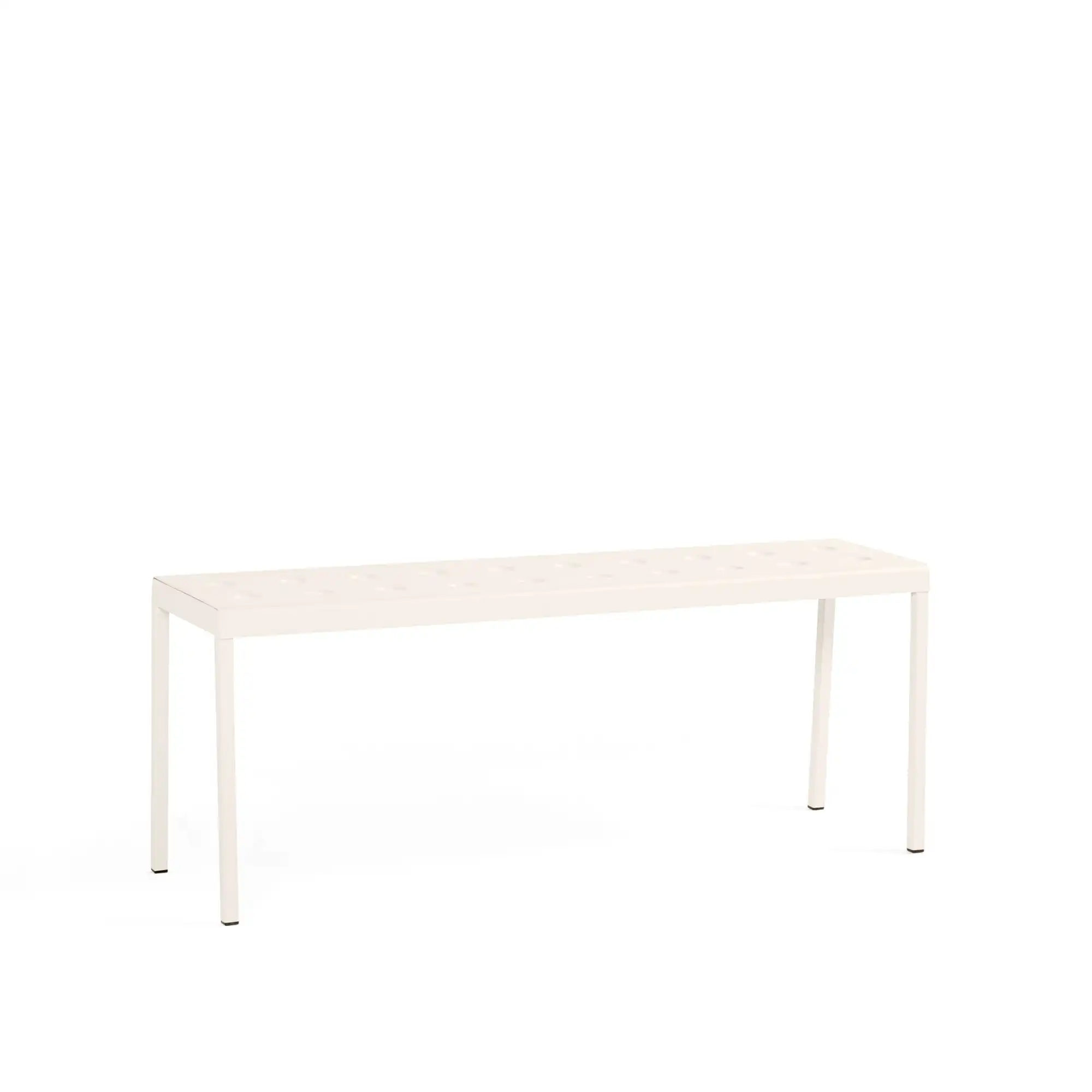 Balcony Bench L119,5xW35xH46 - Chalk beige