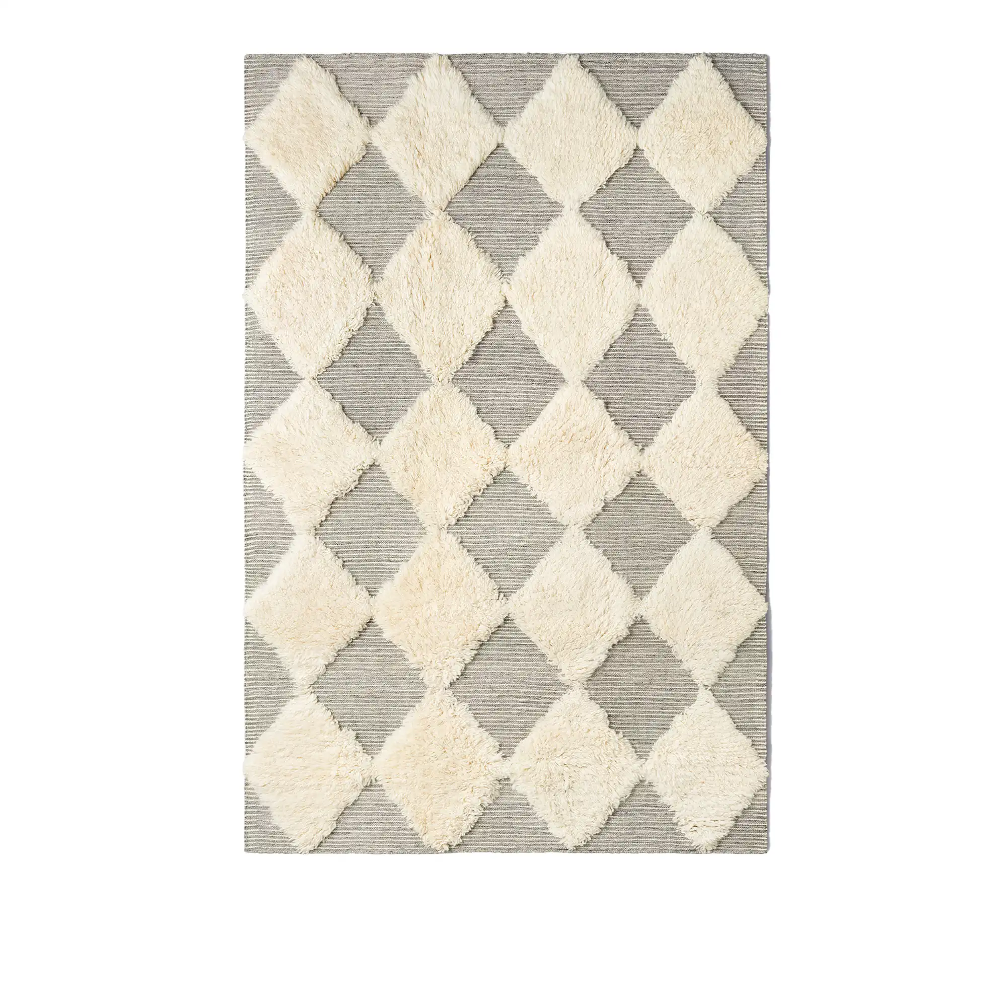 Chess Rug Grey