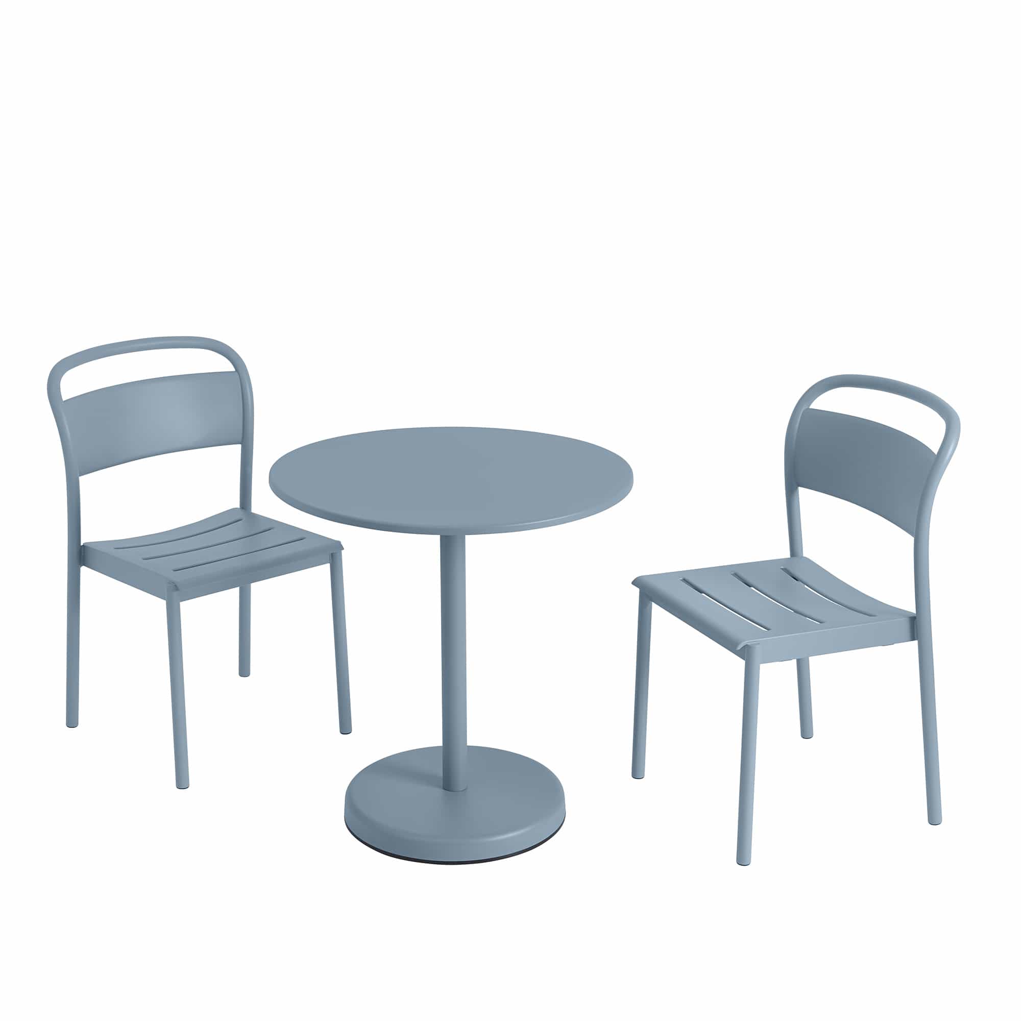 Linear Steel Café Table Ø 70 h