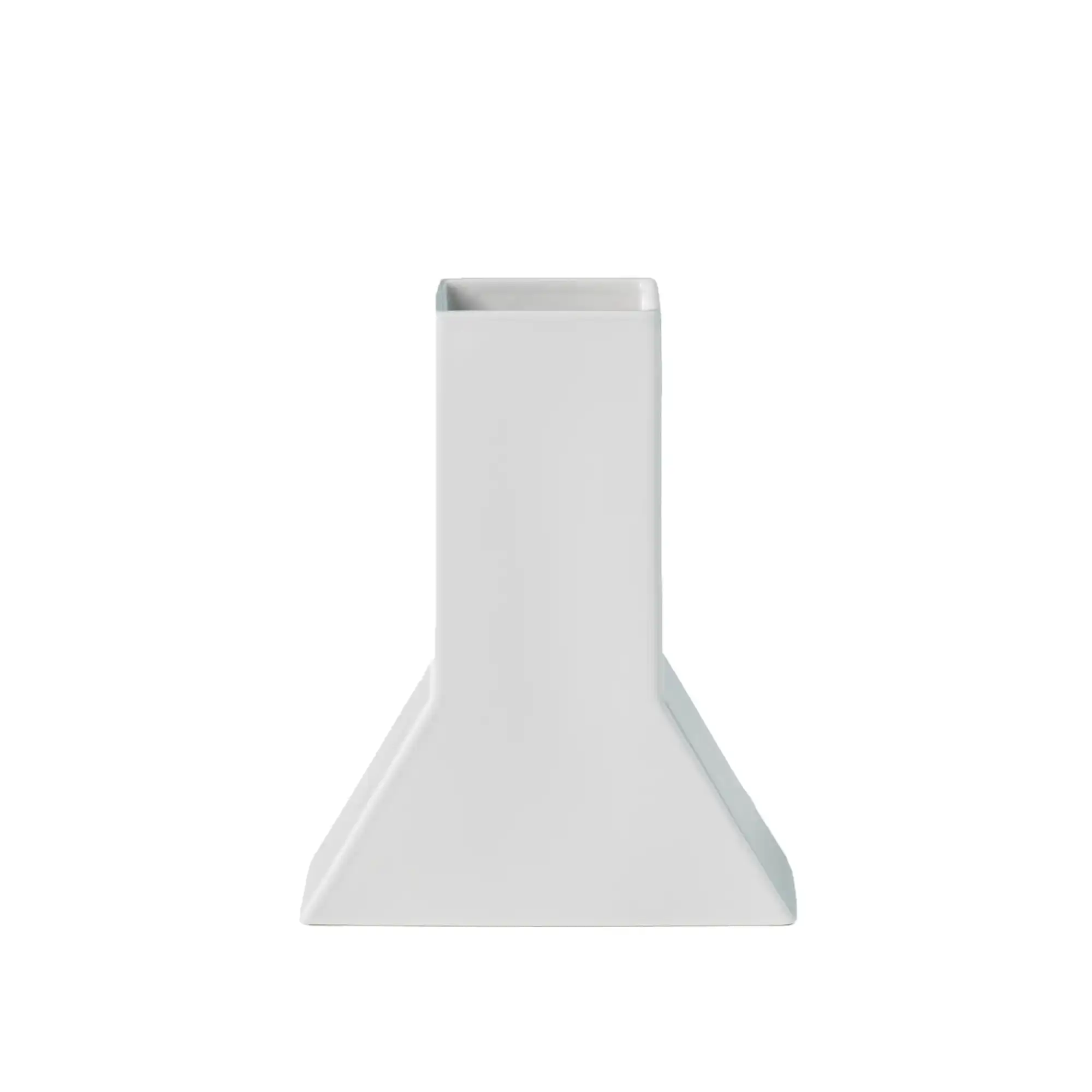 L.A. Triangular Vase Small Opening White