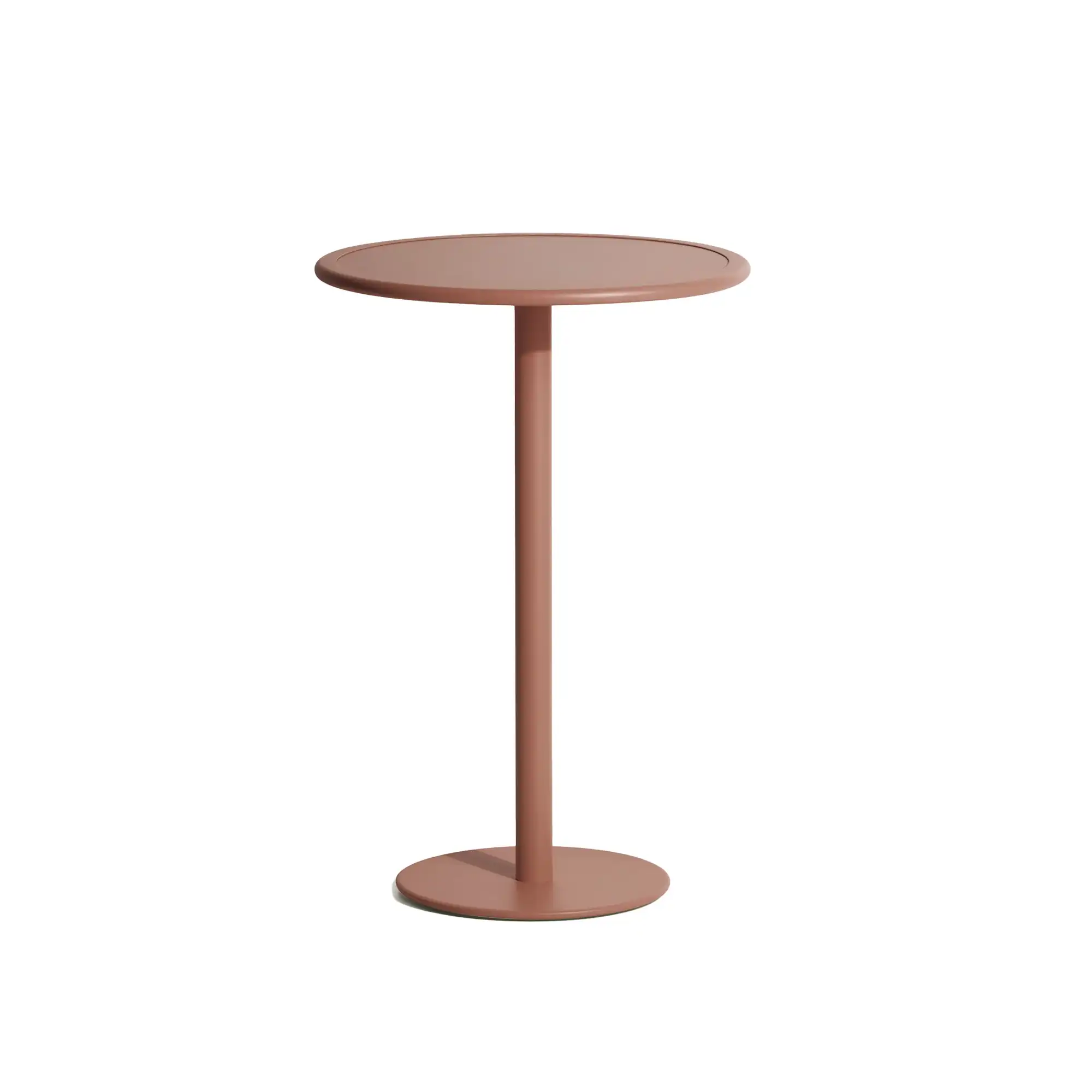 Week-End Round Bistro Table, Terracotta