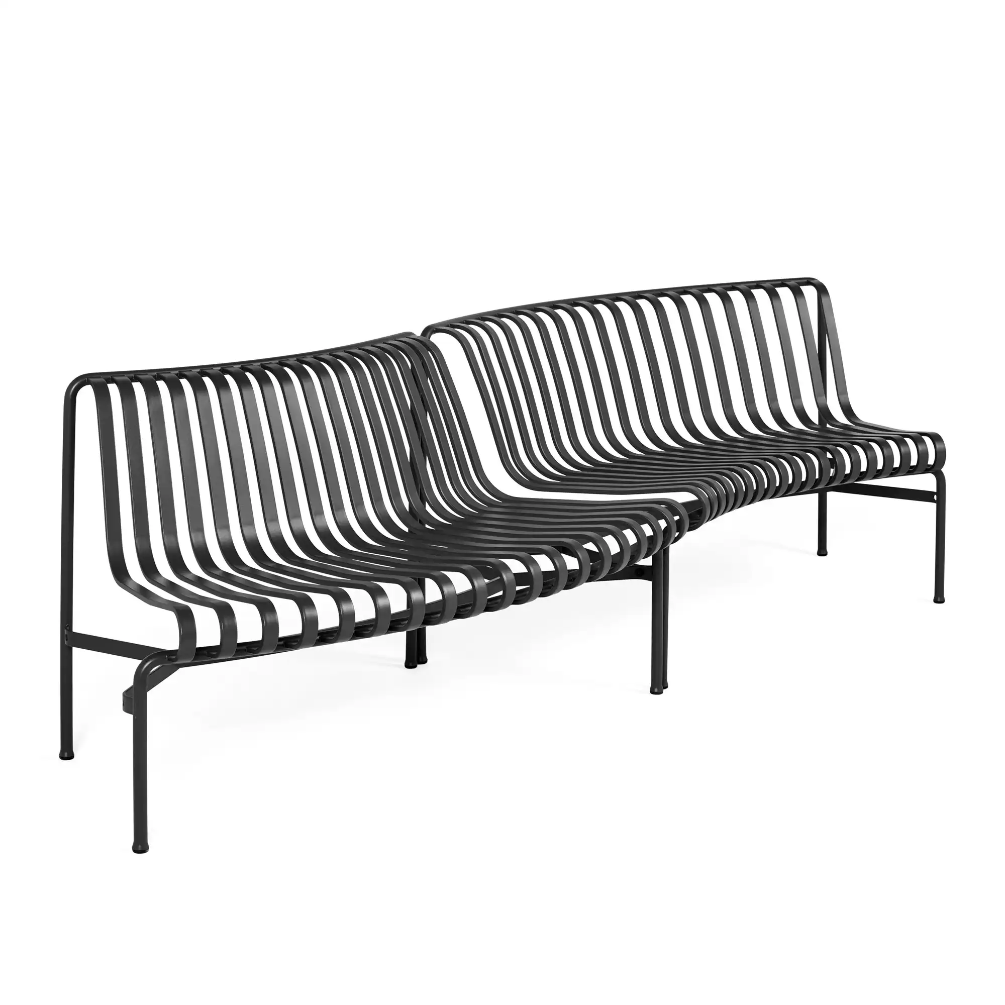 Palissade Park Dining Bench - Anthracite In/Out