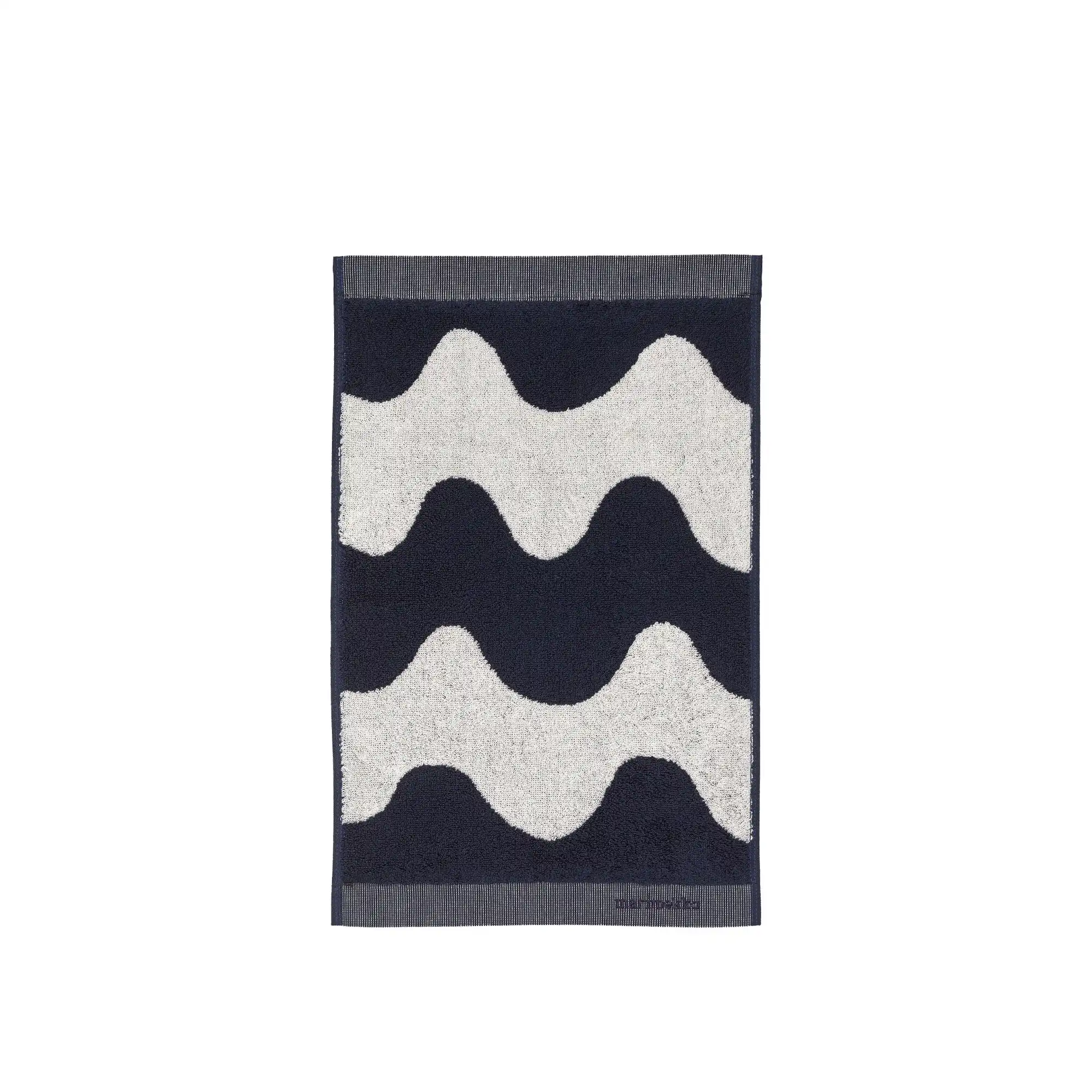 Lokki gästhandduk 30x50 cm off-white, dark blue