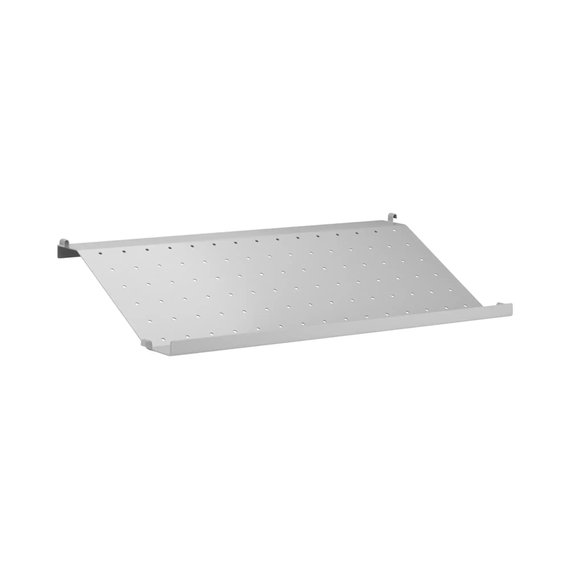 Skohylla metall 58x30cm grå