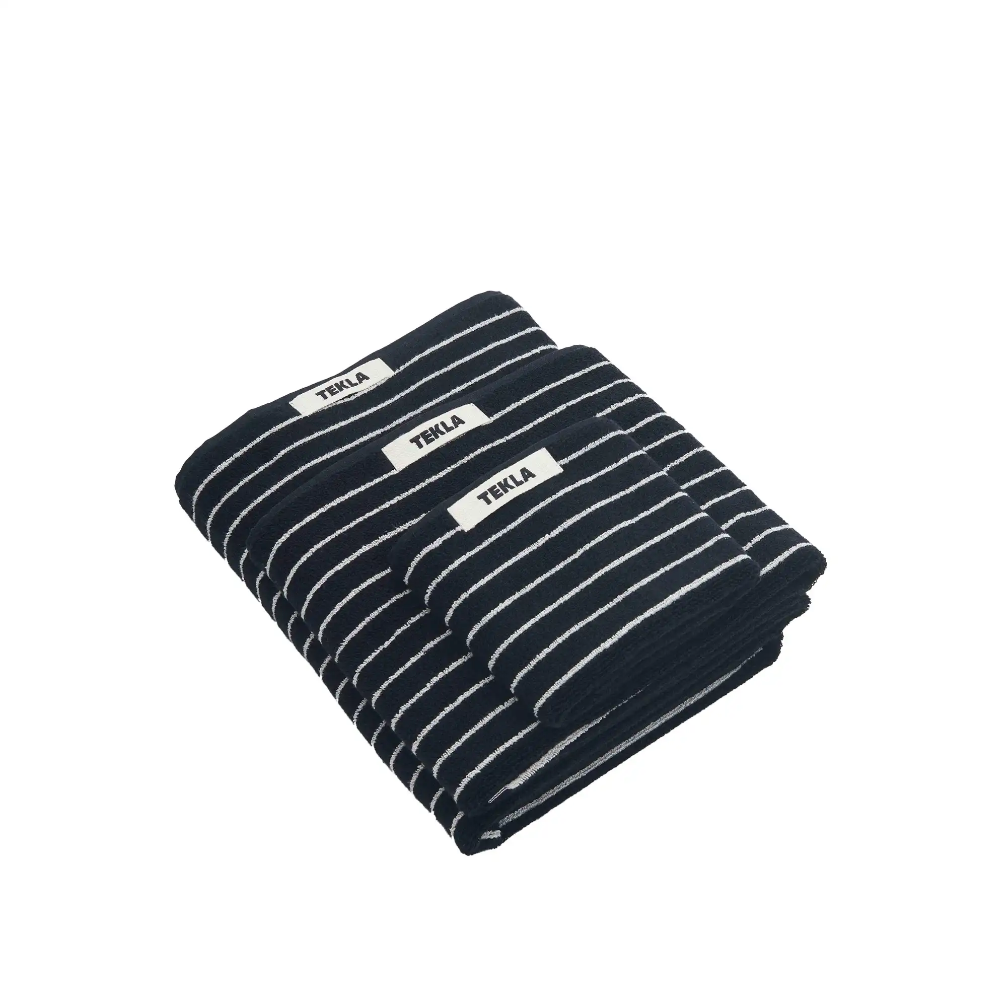 Bath Sheet Sailor Stripes Black Stripes