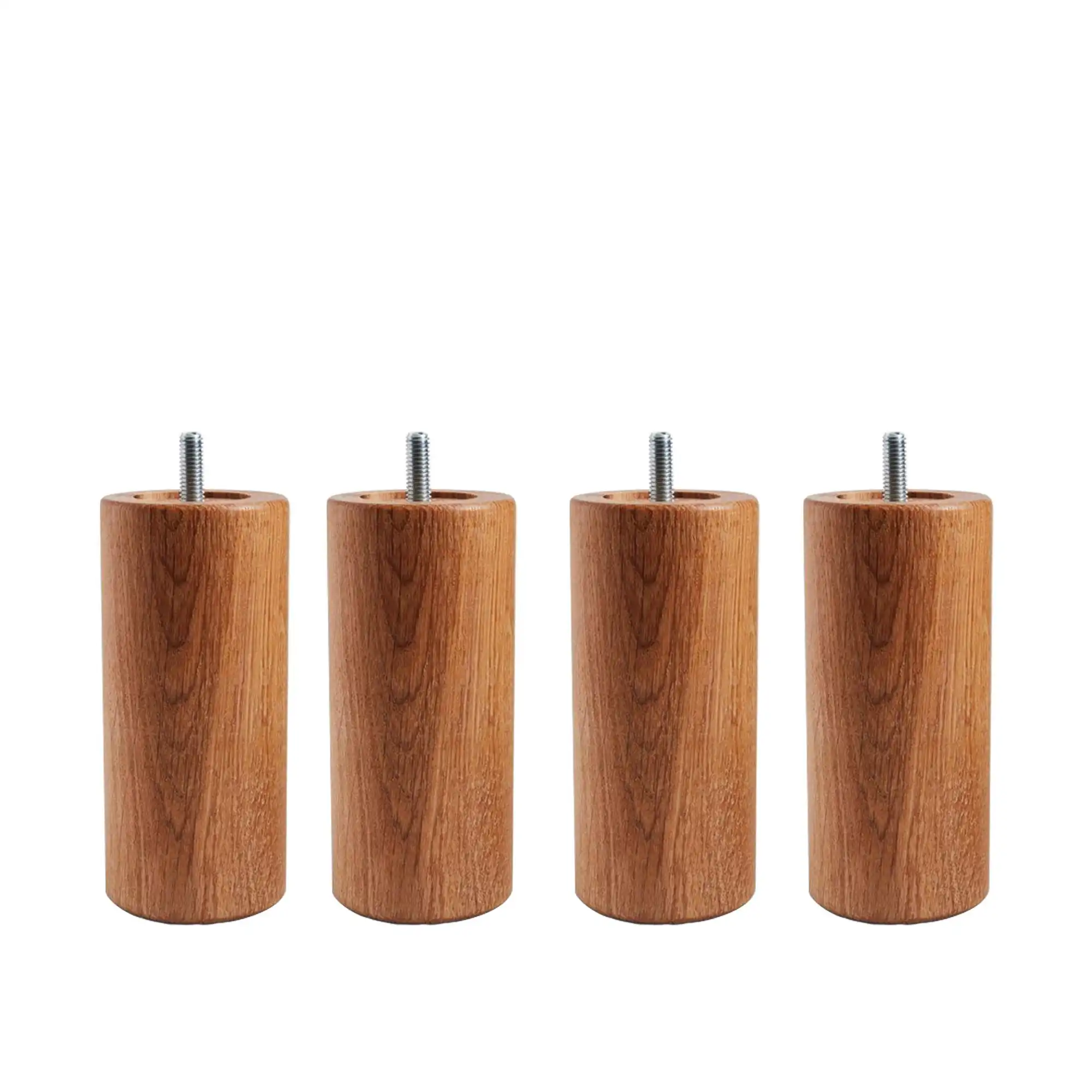 Cylinder Sängben Ek 4-pack