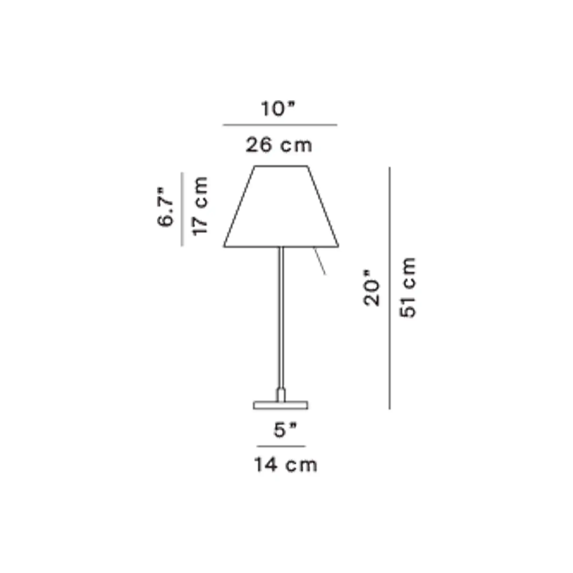 Costanzina - Bordslampa