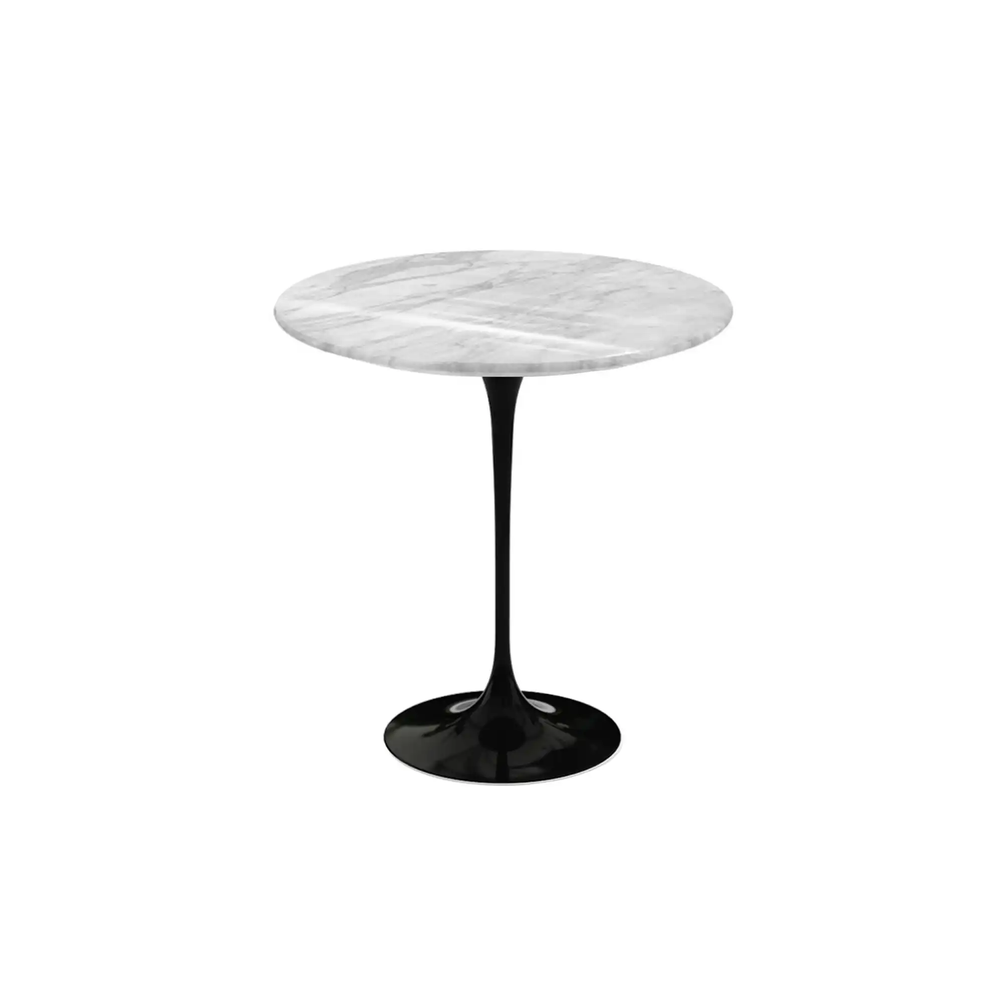 Saarinen Round sidobord Ø 51 cm Black