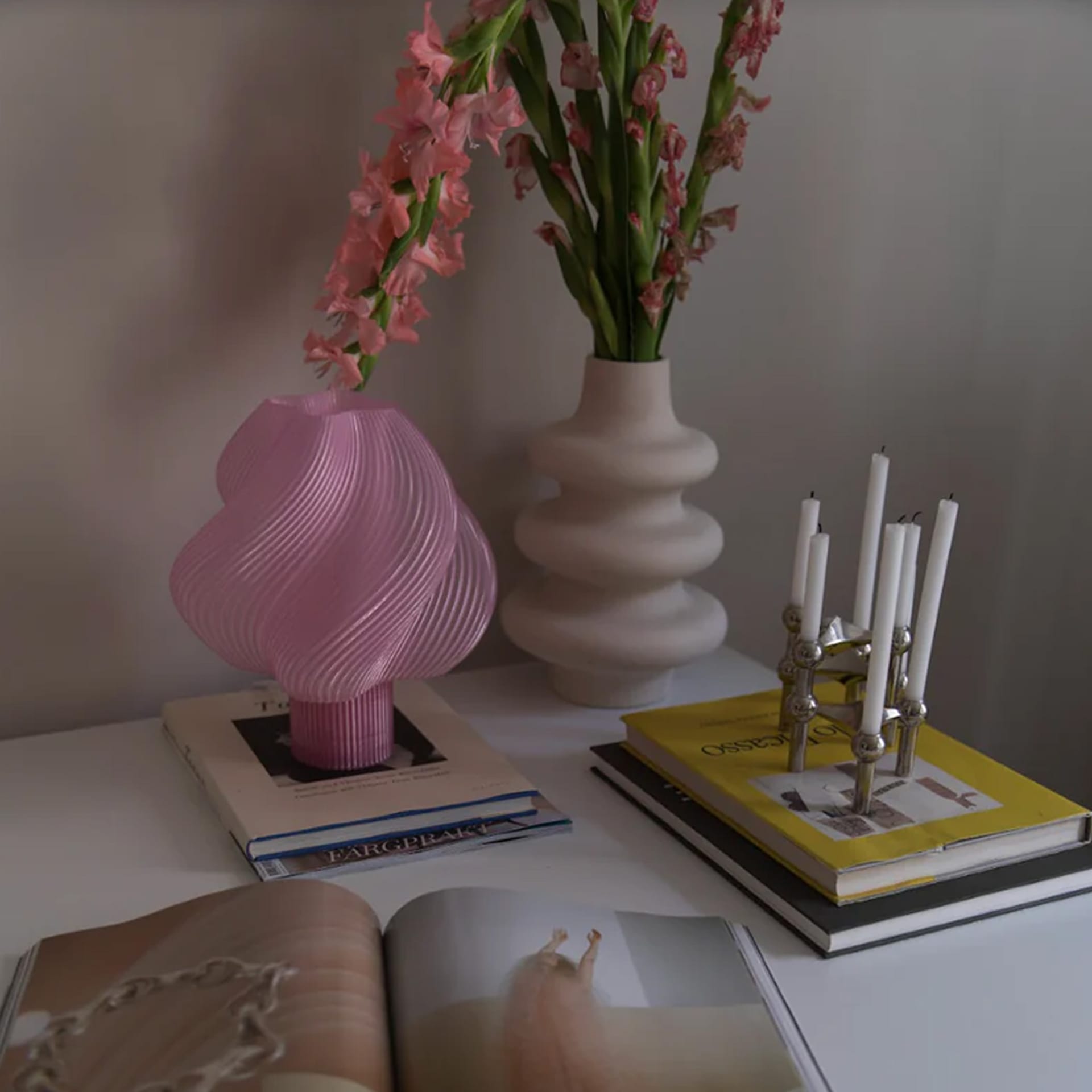 Soft Serve Table Lamp Regular - Rose Sorbet - Crème Atelier - NO GA