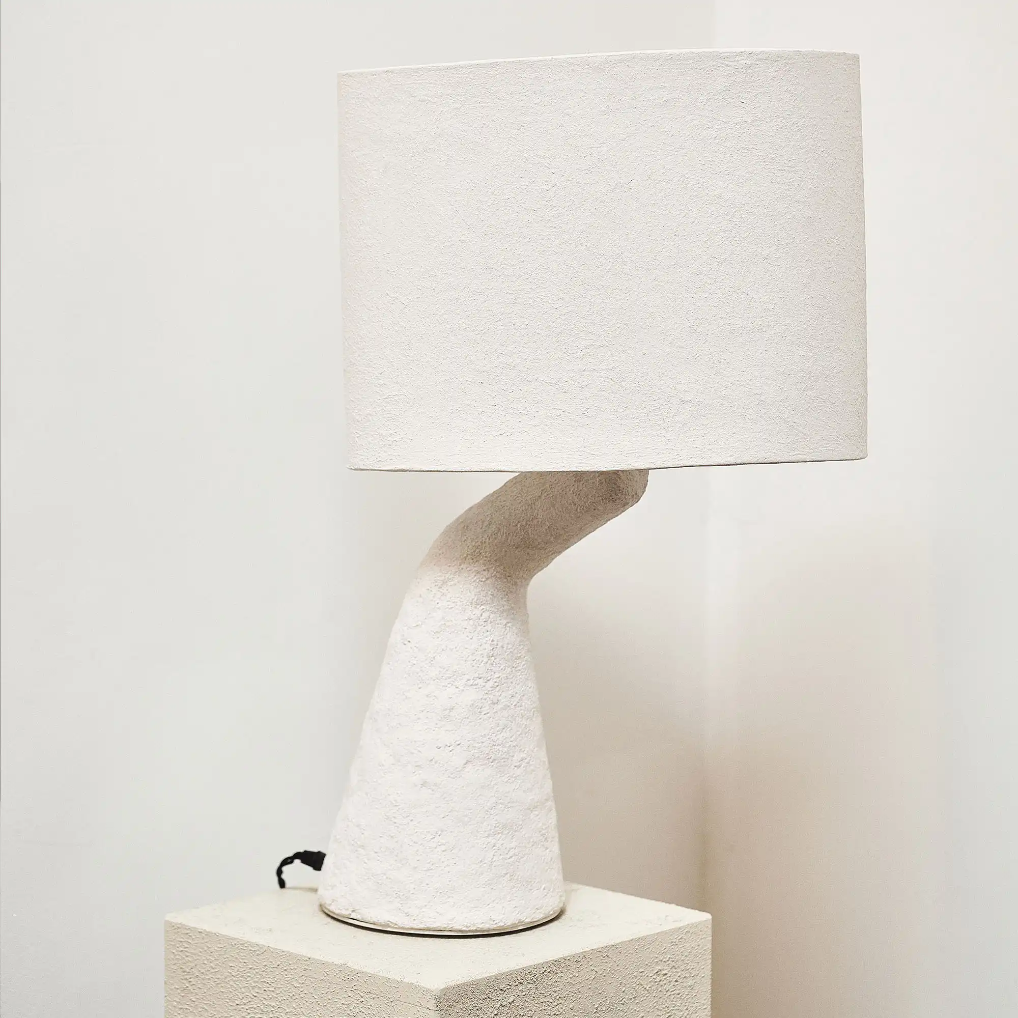 Bordslampa 04 white earth