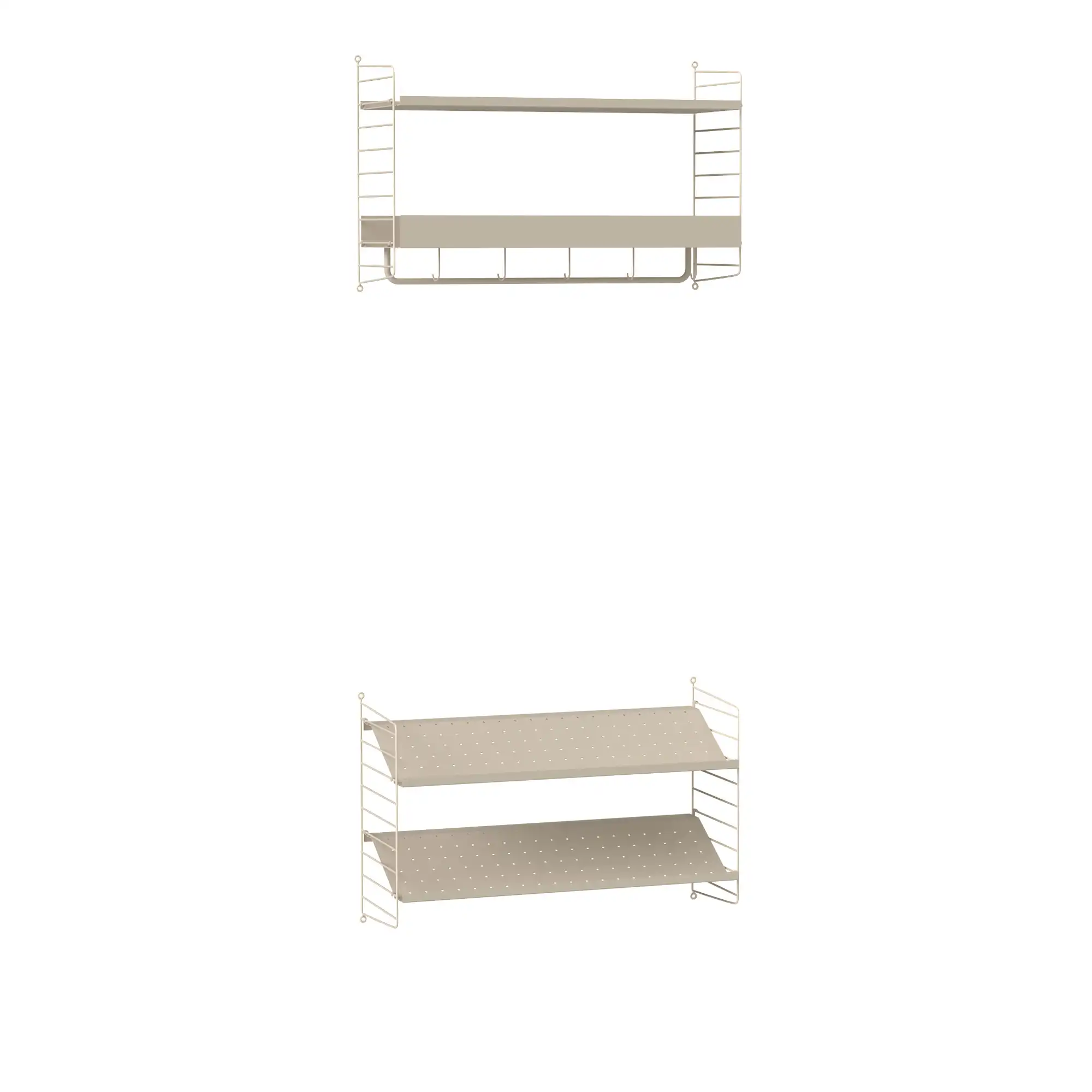 Hall hyllsystem Q beige/beige