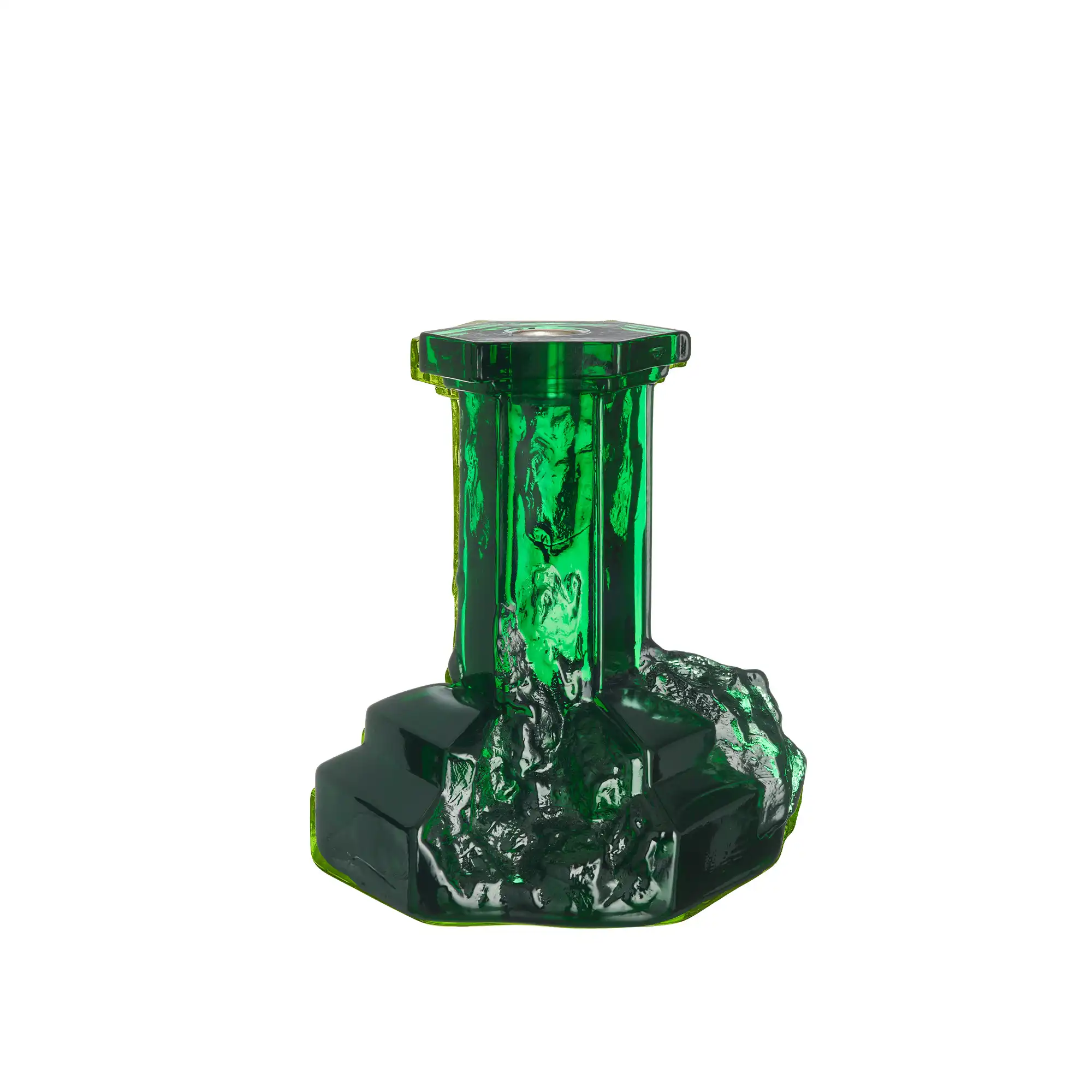 Rocky Baroque Candlestick Emerald Green 175 mm