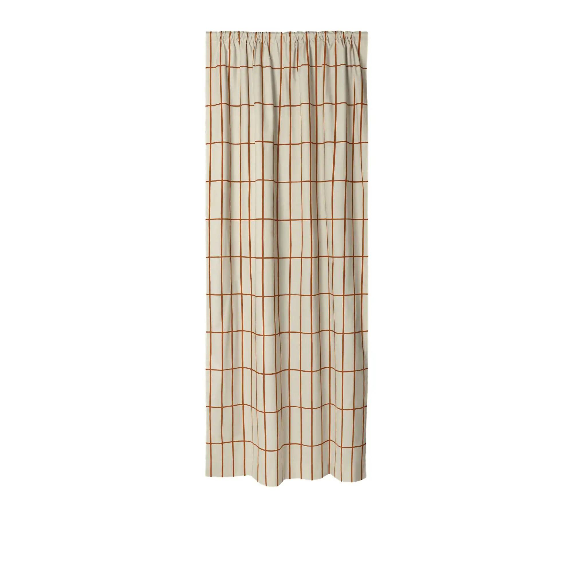 Tiiliskivi Curtain 135X250 cm Light Brown, Chestnut