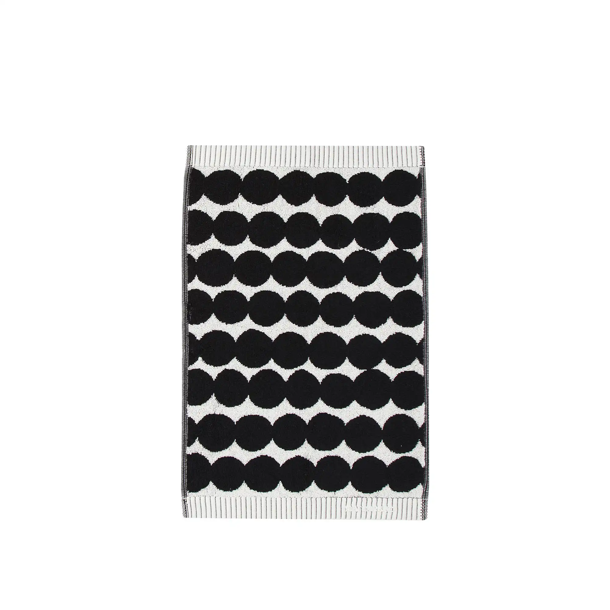 Räsymatto handhandduk 50x70 cm white, black