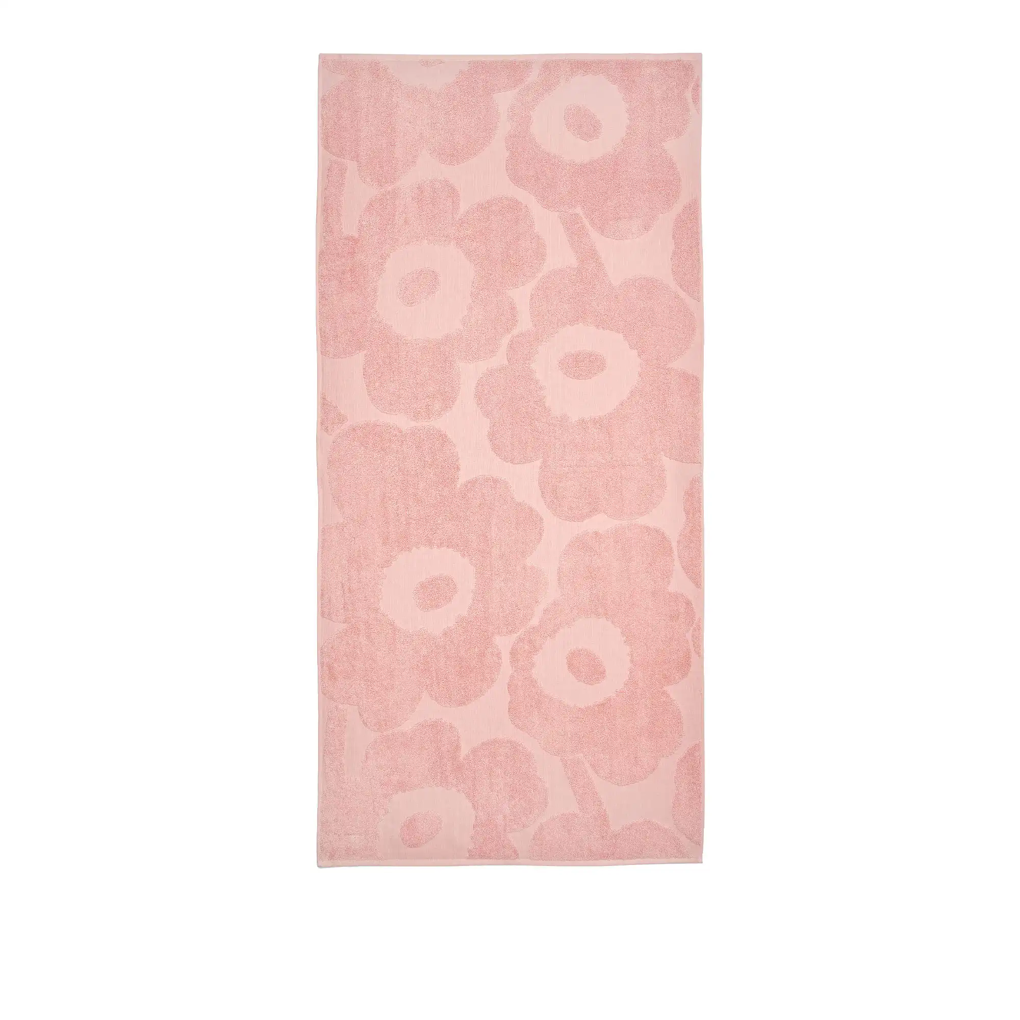 Unikko badhandduk 70x150 cm pink powder