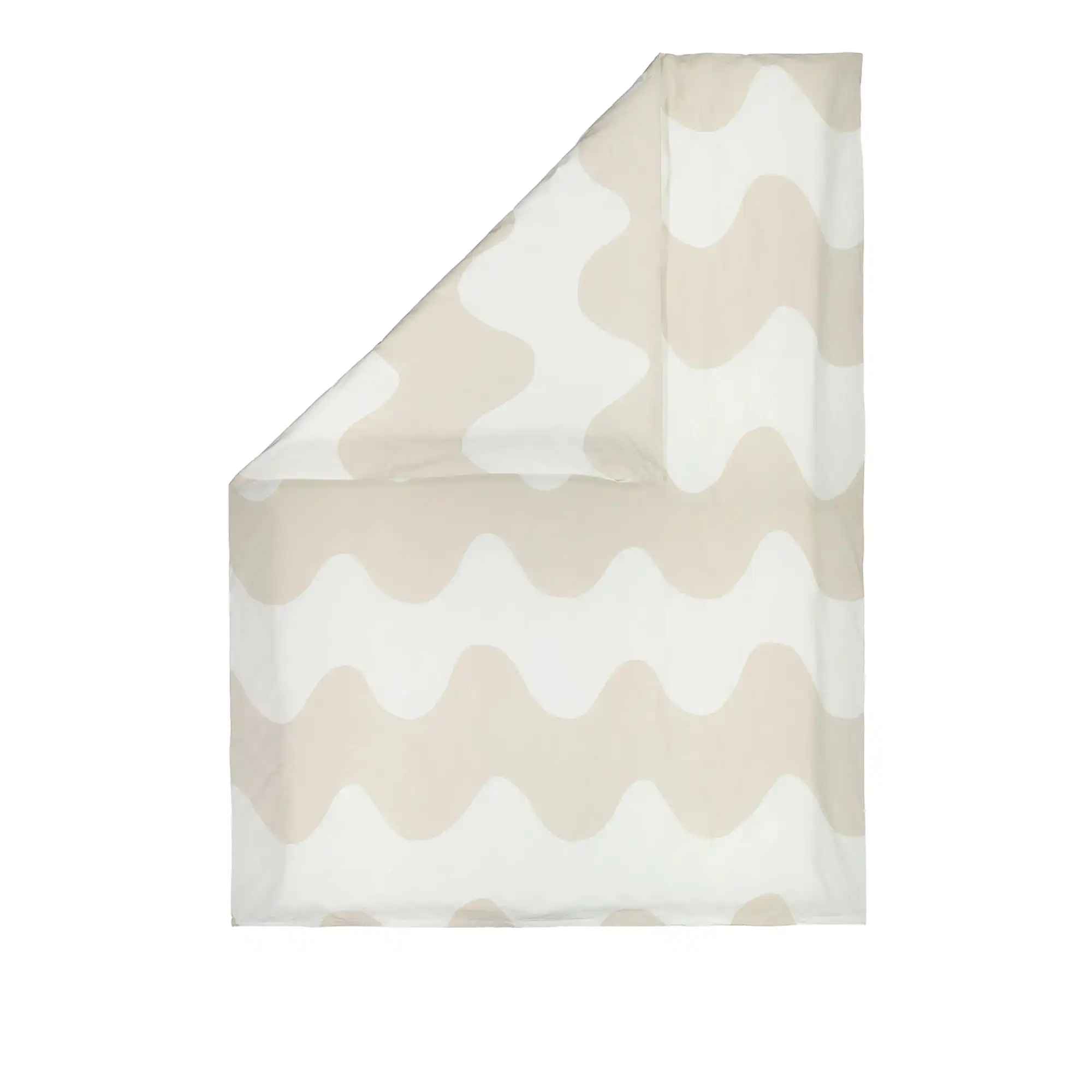 Lokki Duvet Cover White, Beige