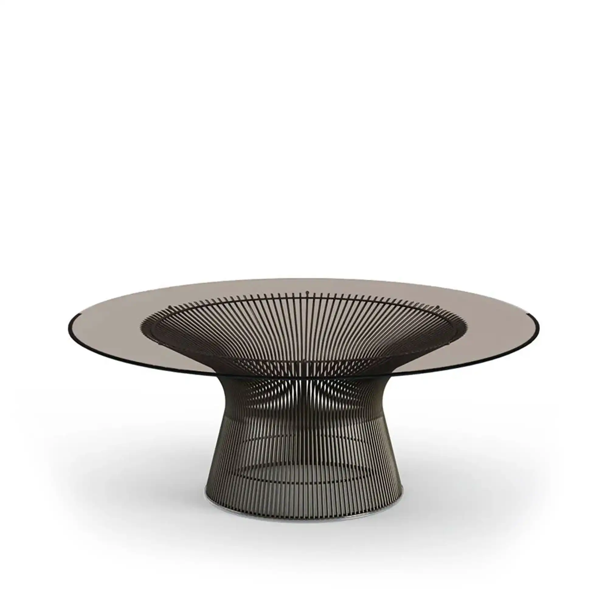 Platner soffbord Ø 107 cm Brons Metallic