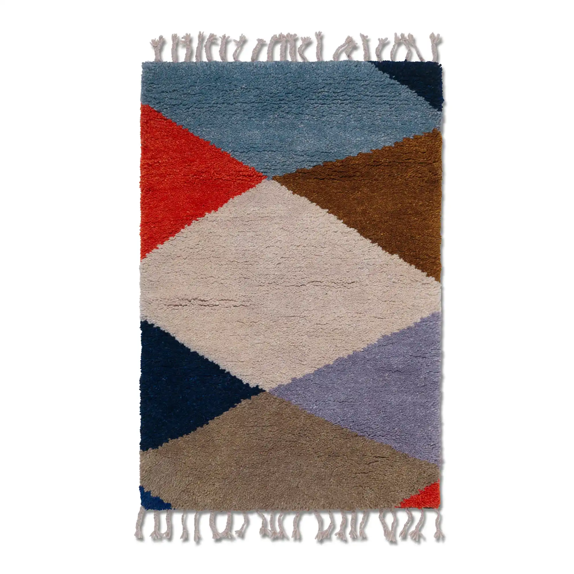 Harlequin Knotted Rug