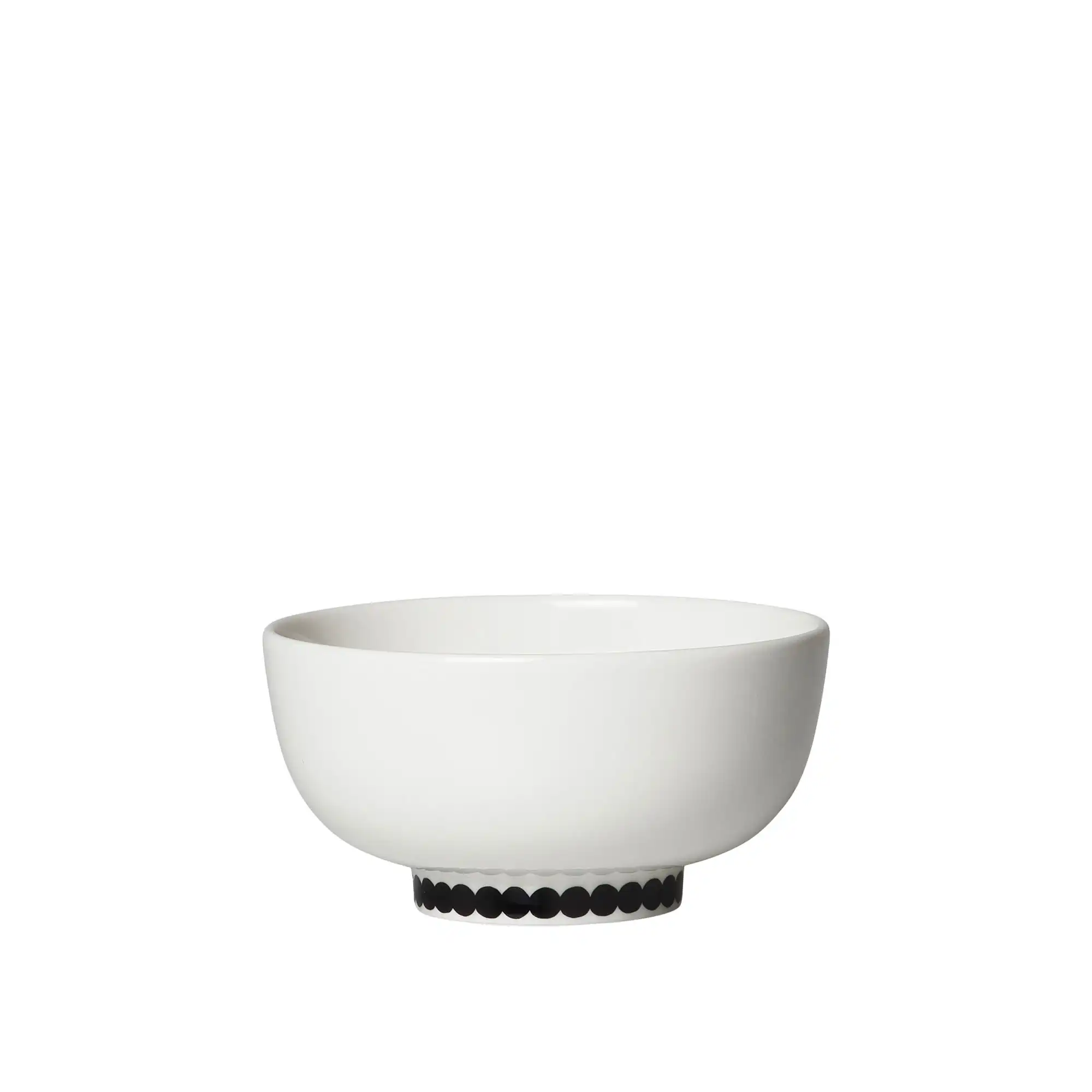 Räsymatto Bowl 30 cl White, Black