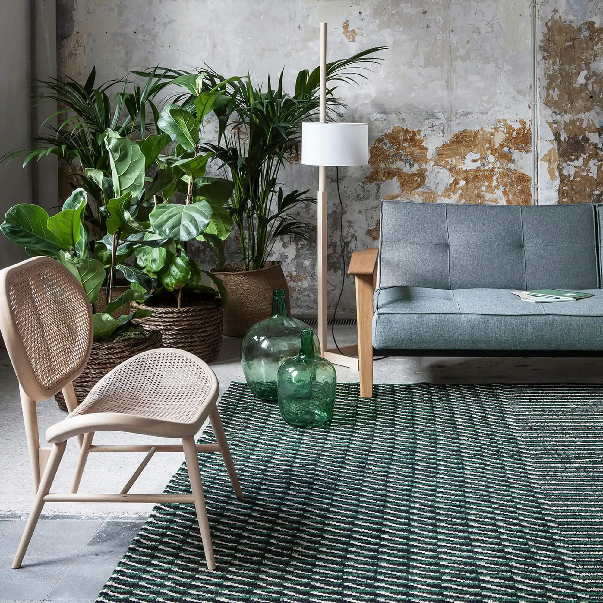 Blur Green Rug