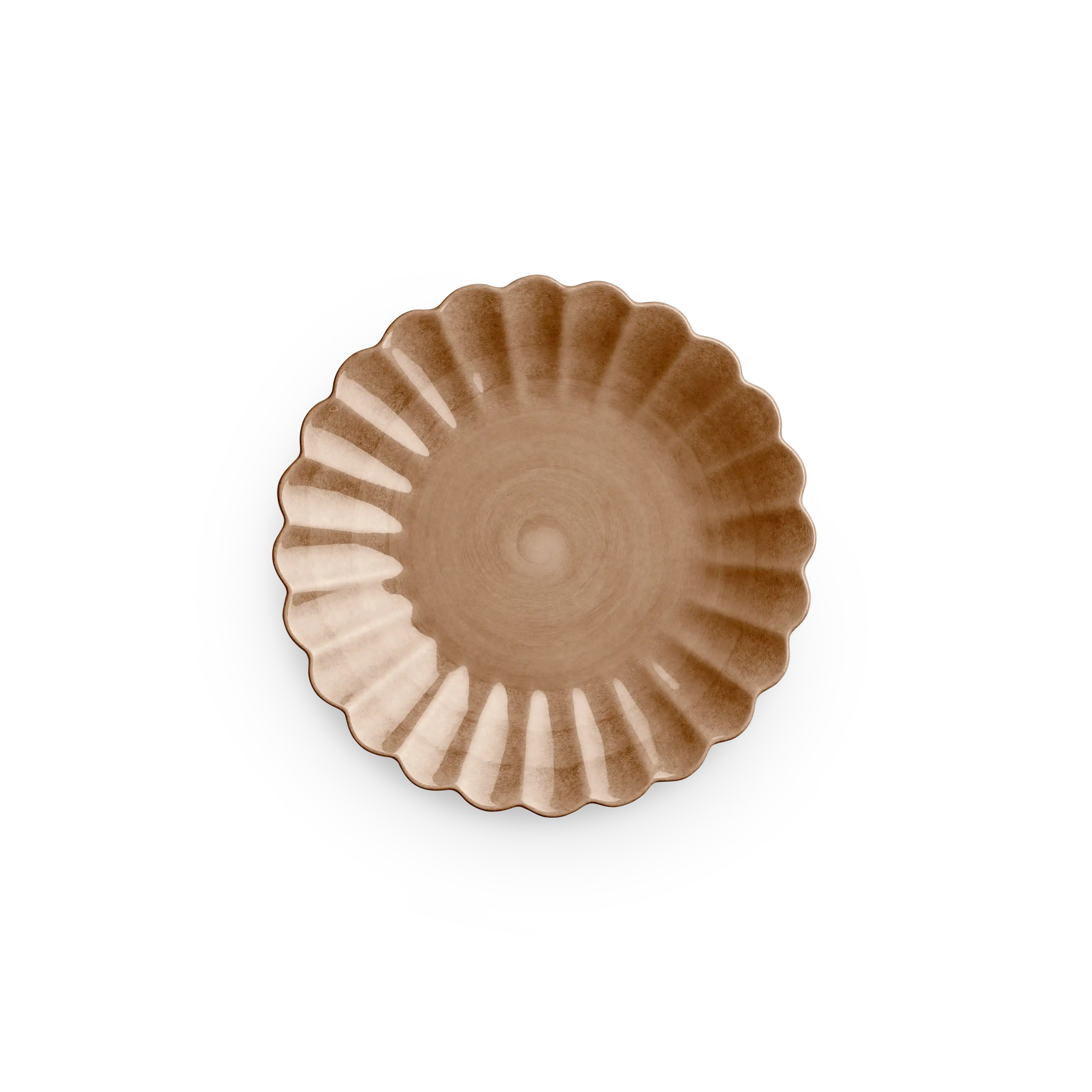 Oyster Tallrik 20 cm Cinnamon